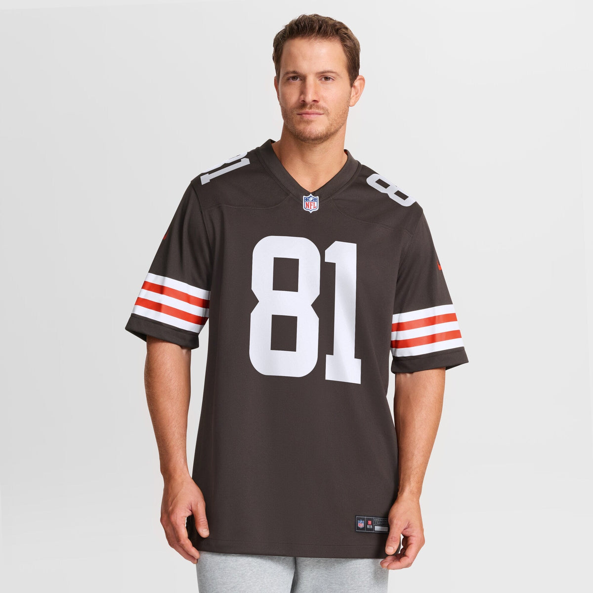 Cleveland Browns Luke Floriea Brown Team Game Football Jersey