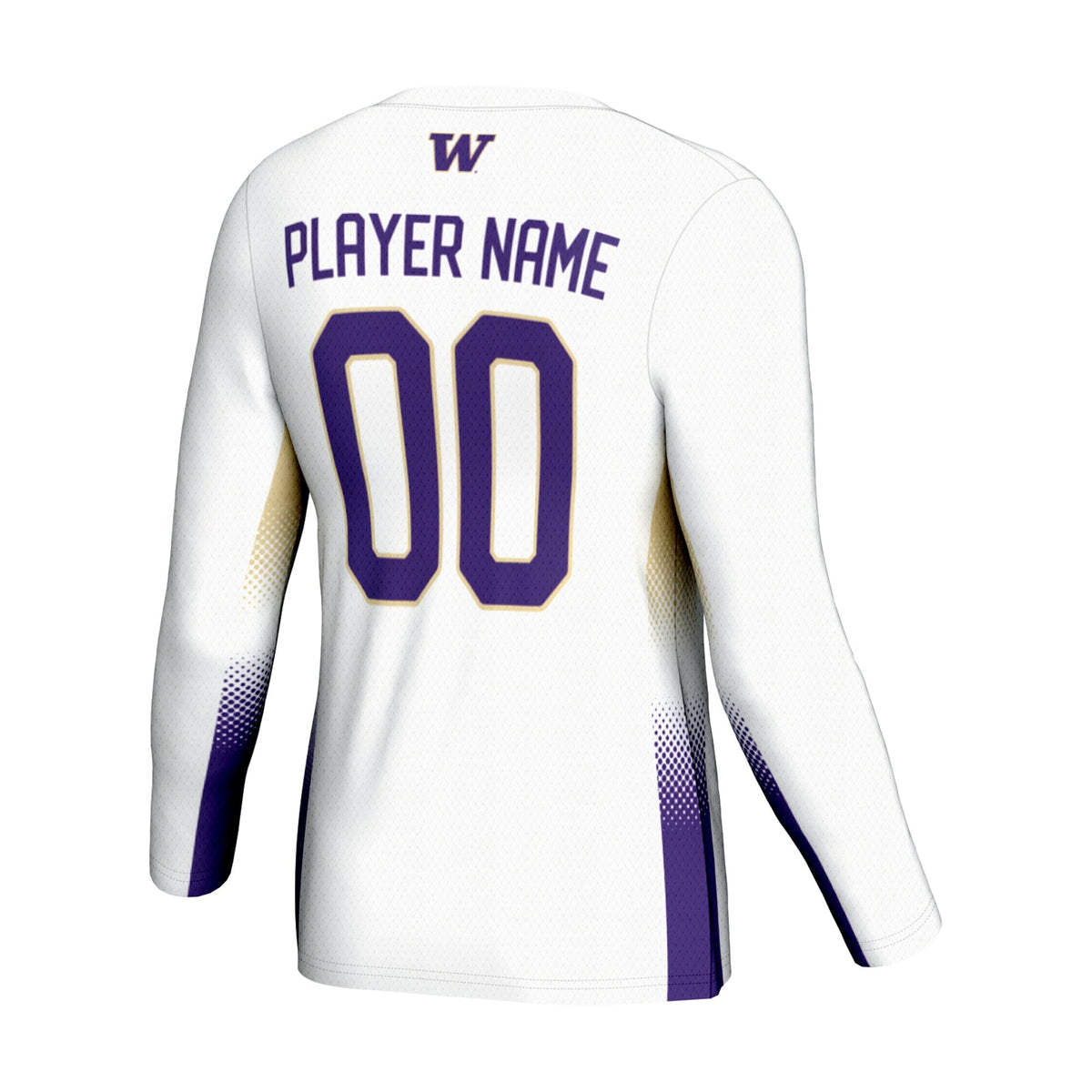 Washington Huskies NIL Lightweight Volleyball Jersey - White