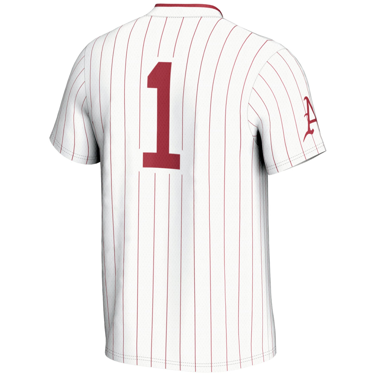 #1 Arkansas Razorbacks Lightweight Softball Jersey - White
