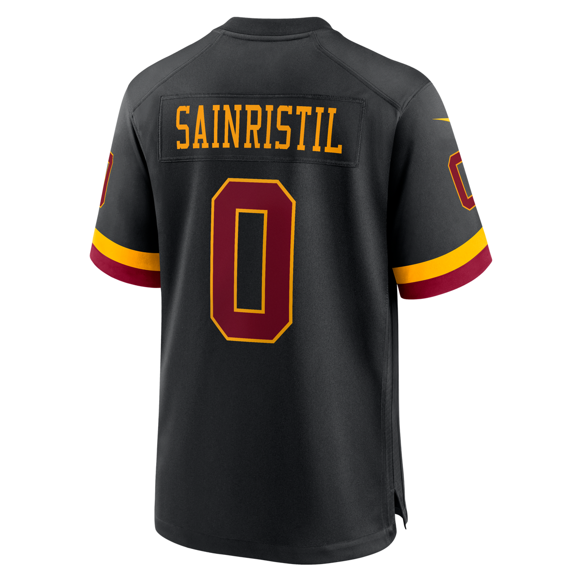Washington Commanders Mike Sainristil Black Hail Raiser Alternate Game Football Jersey