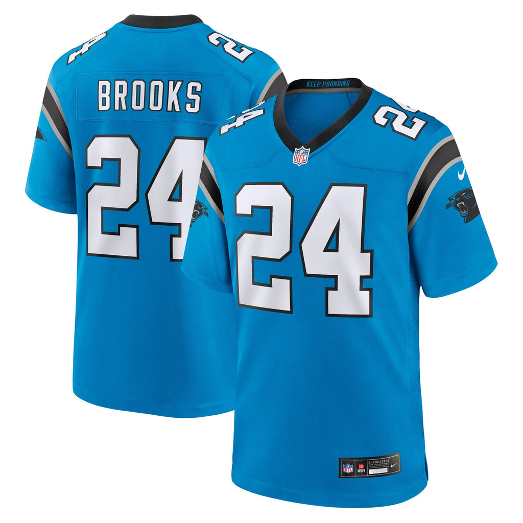 Carolina Panthers Jonathon Brooks Blue Alternate Game Player Football Jersey