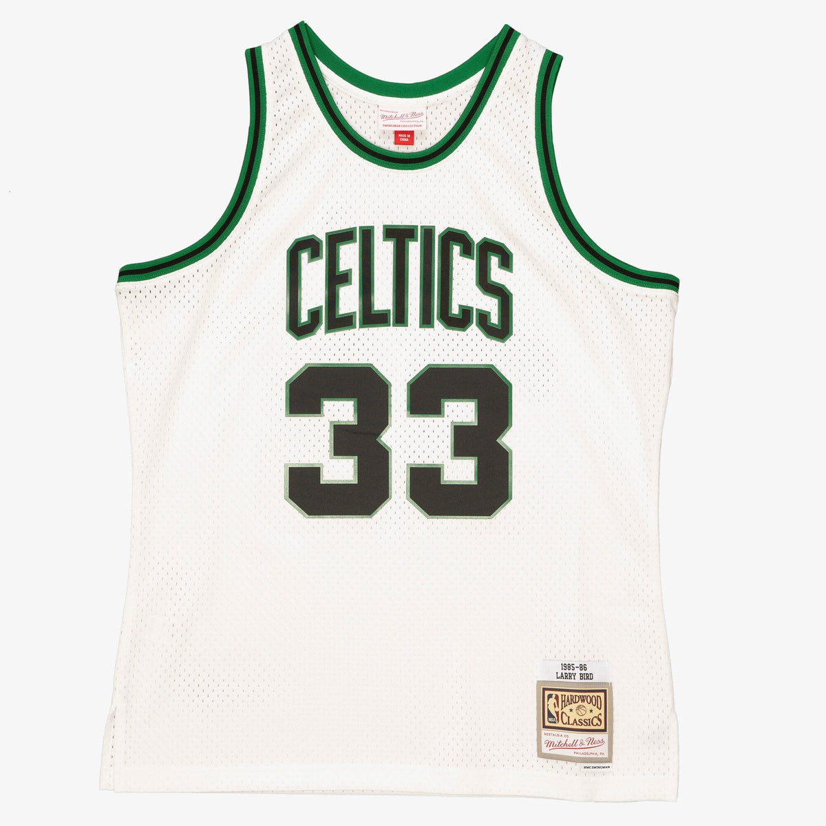 Boston Celtics Larry Bird 1985 Reload Swingman Jersey - White