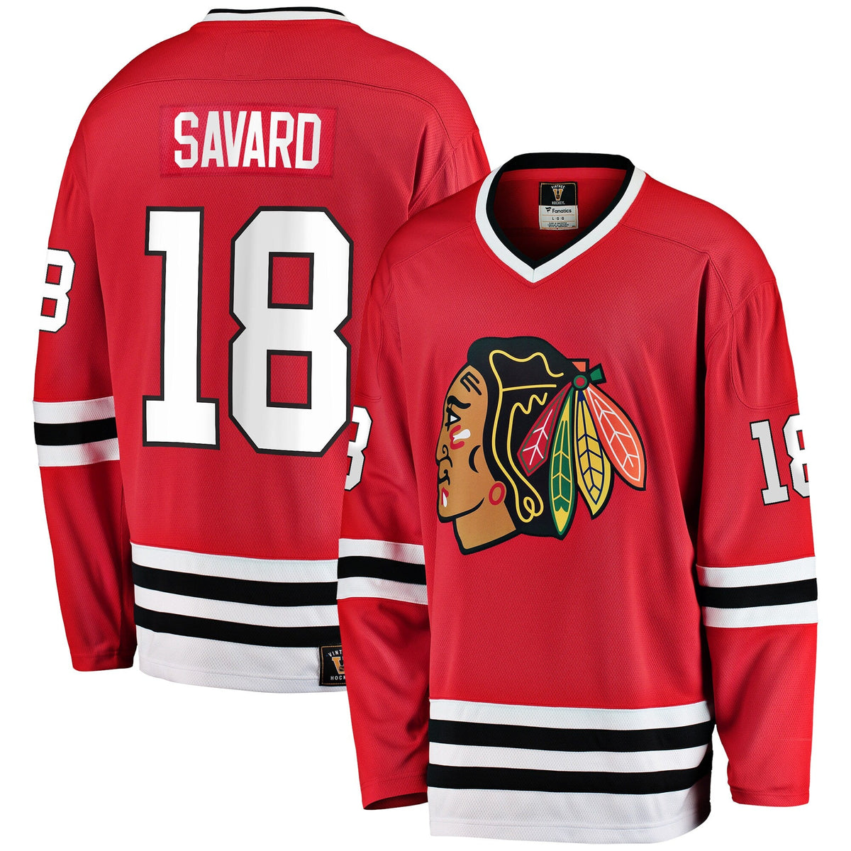 Chicago Blackhawks Denis Savard Red Premier Breakaway Retired Player Hockey Jersey