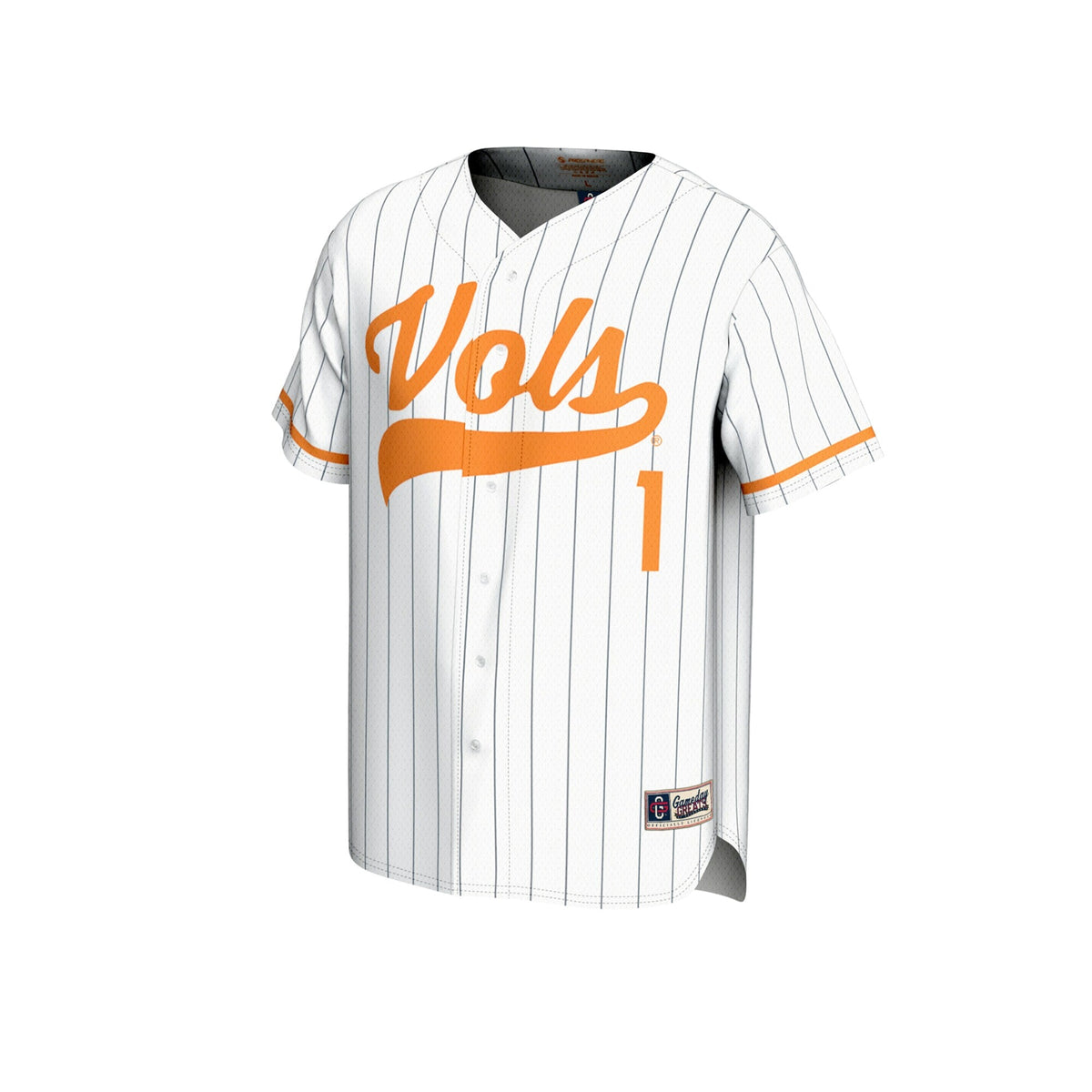 White Tennessee Volunteers Softball Lightweight Fashion Jersey