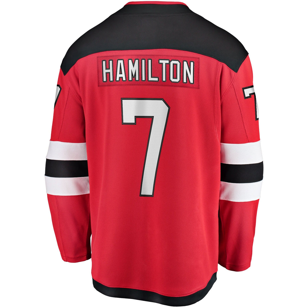 New Hockey Jersey Devils Dougie Hamilton Red Breakaway Player Jersey