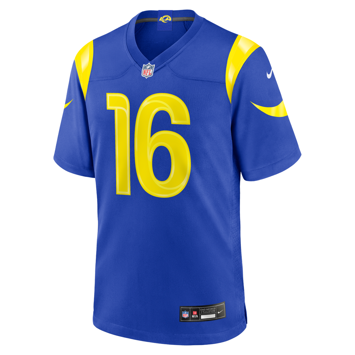 Los Angeles Rams Tru Edwards Royal Team Game Football Jersey