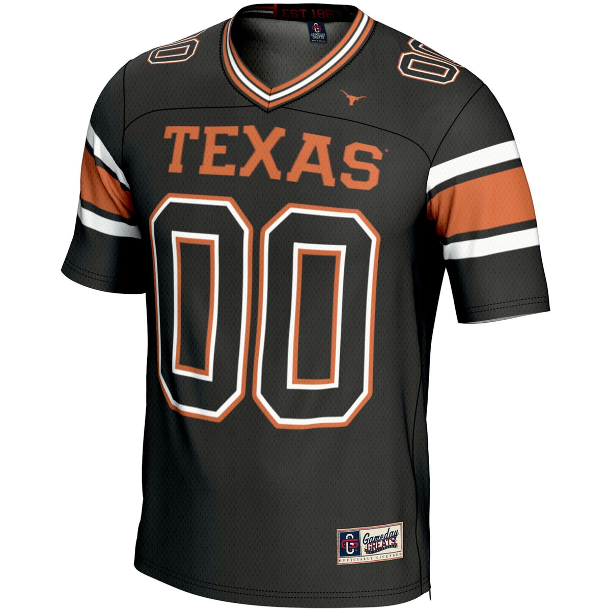 Texas Longhorns NIL Pick-A-Player Football Jersey - Black