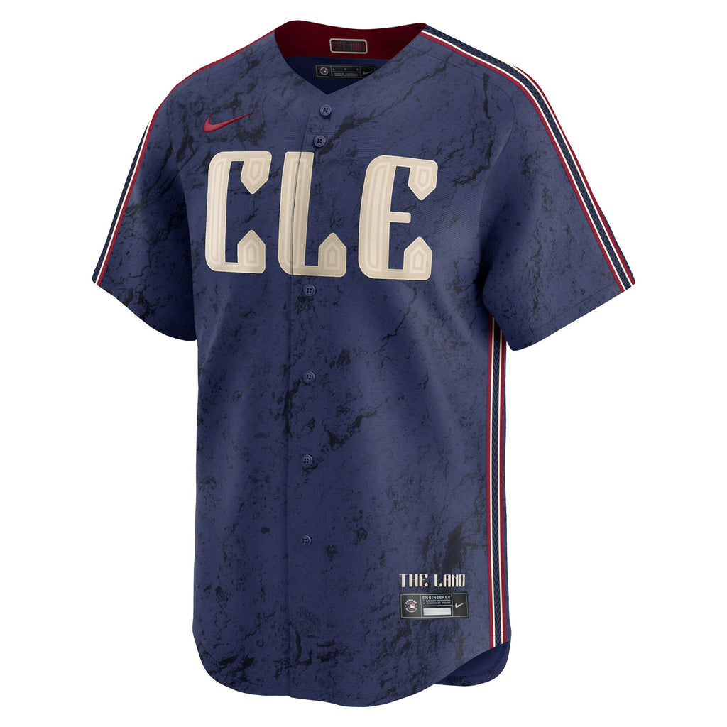 Cleveland Guardians Navy City Connect Limited Baseball Jersey