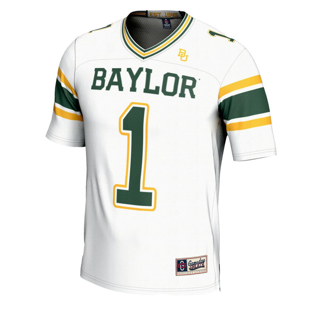 #1 Baylor Bears Football Jersey - White