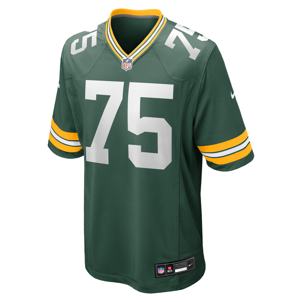 Green Bay Packers Sean Rhyan Green Game Player Football Jersey