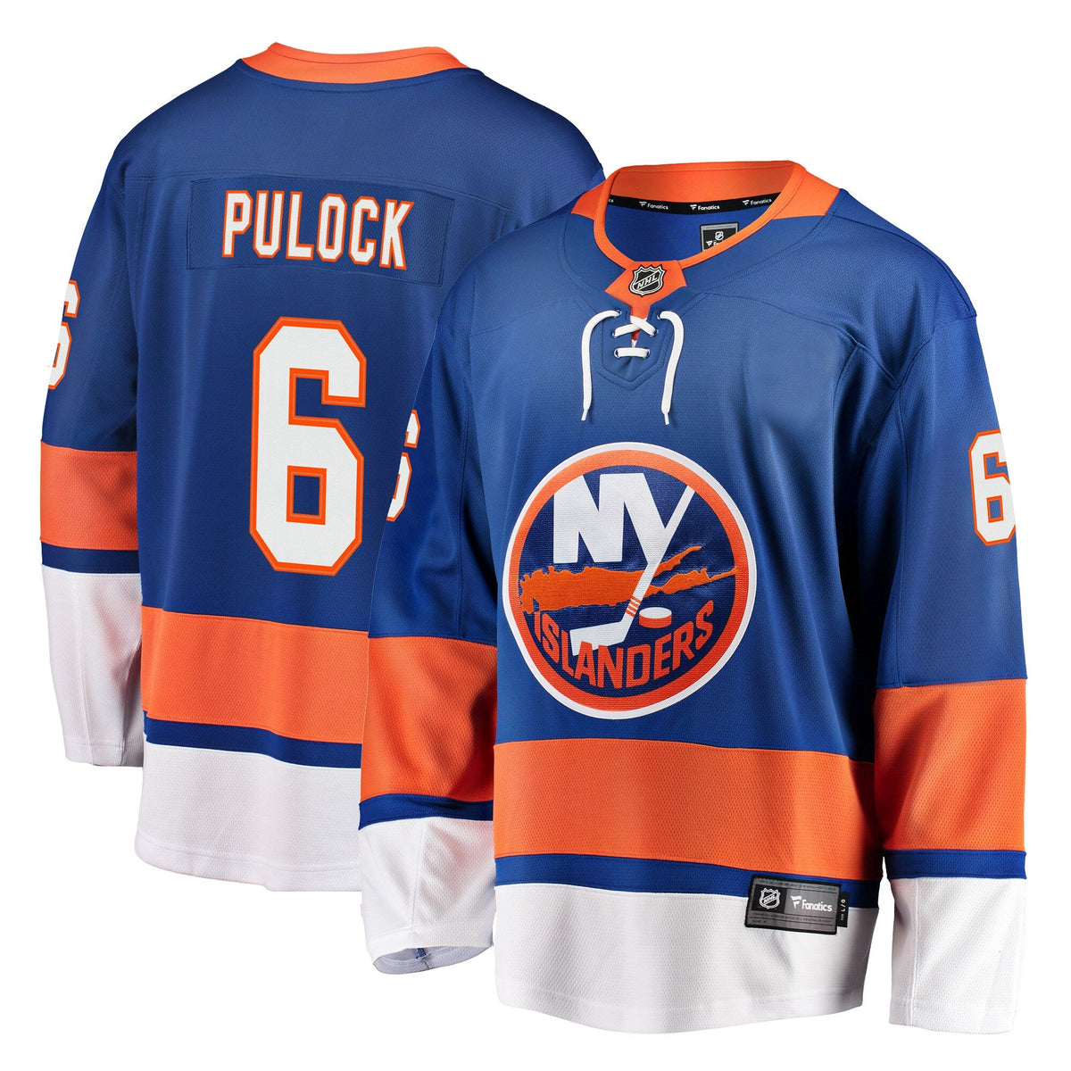 New York Islanders Ryan Pulock Royal Breakaway Player Hockey Jersey