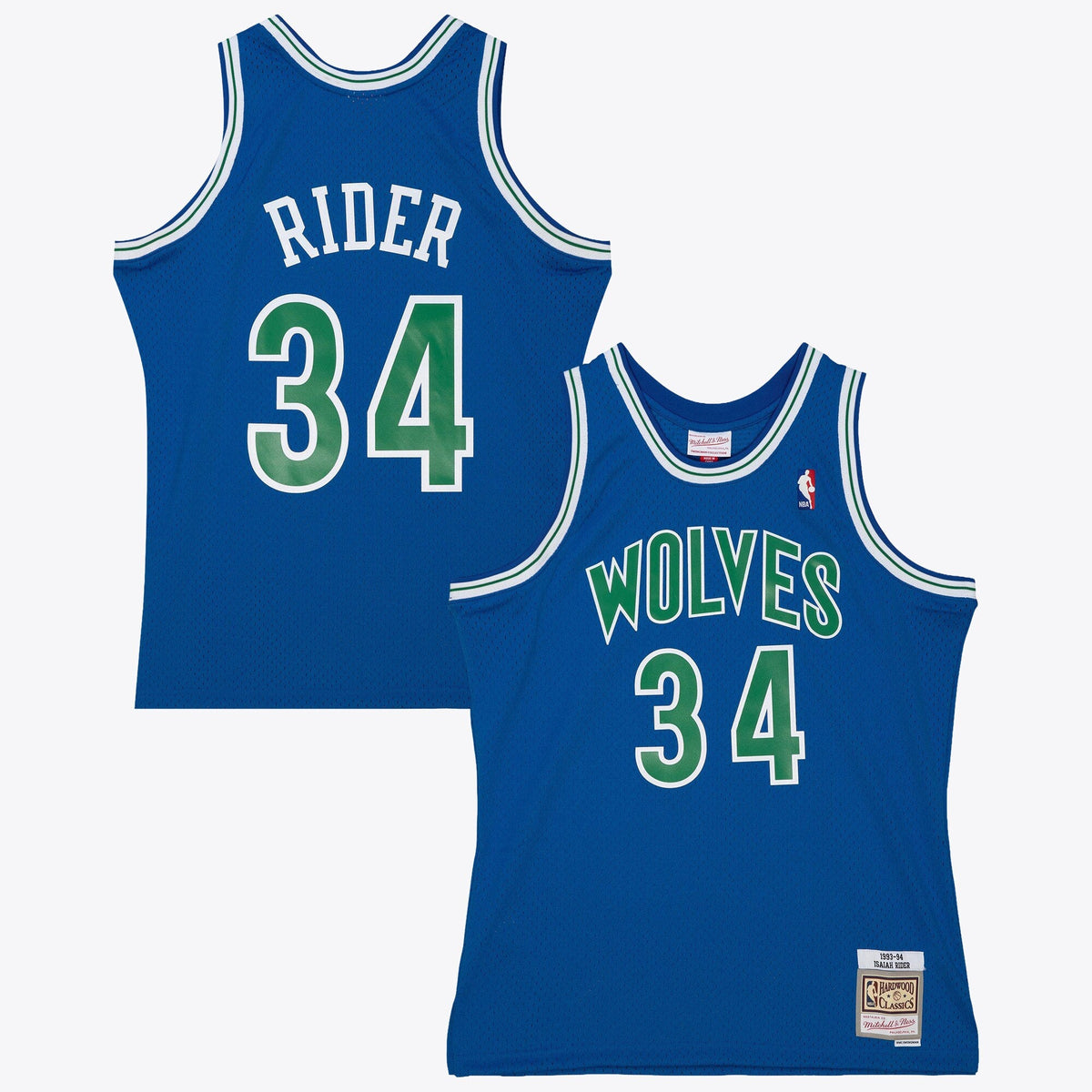 Minnesota Timberwolves Isaiah Rider Jr 1993 Dark Jersey - Midnight Blue