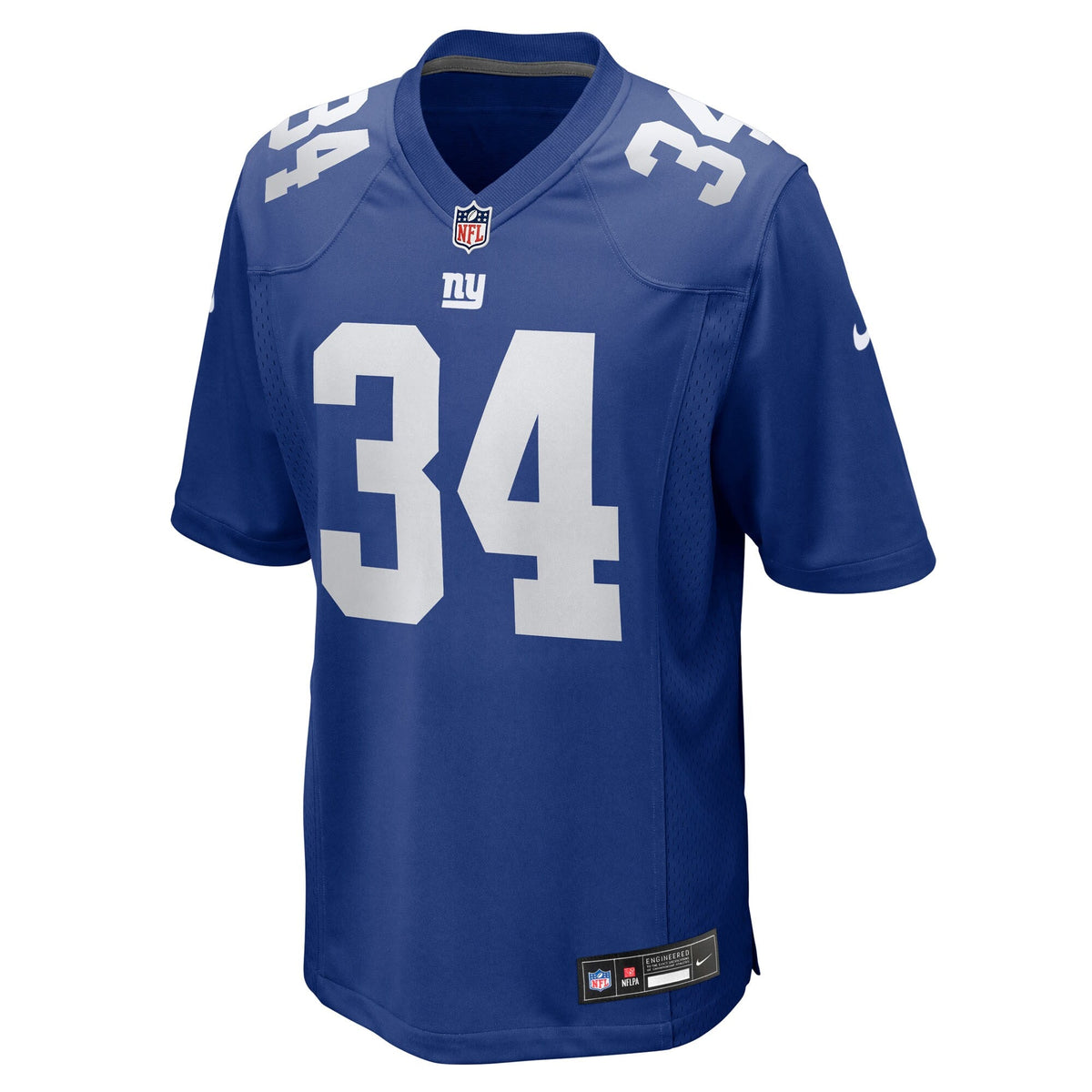 New York Giants Beau Brade Royal Team Game Football Jersey