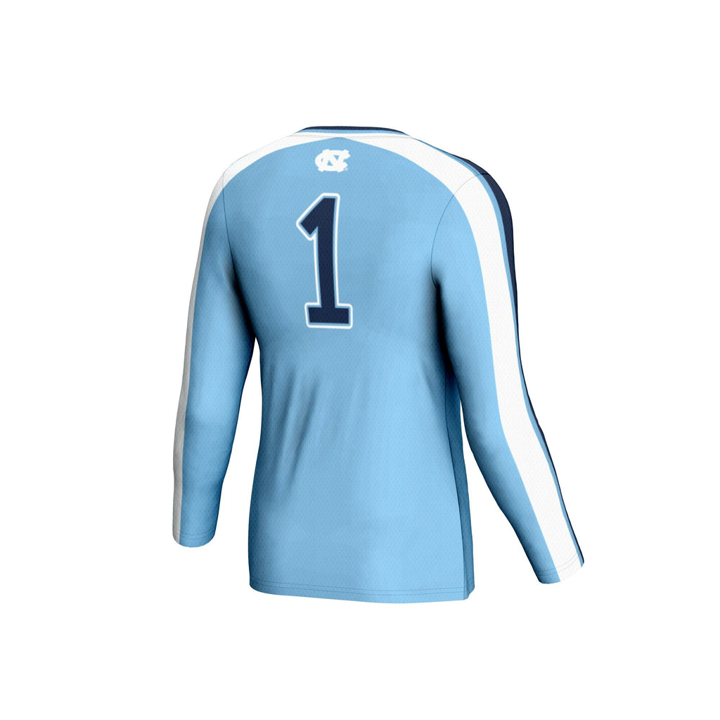 North Carolina Tar Heels #1 Lightweight Volleyball Fashion Jersey - Light Blue