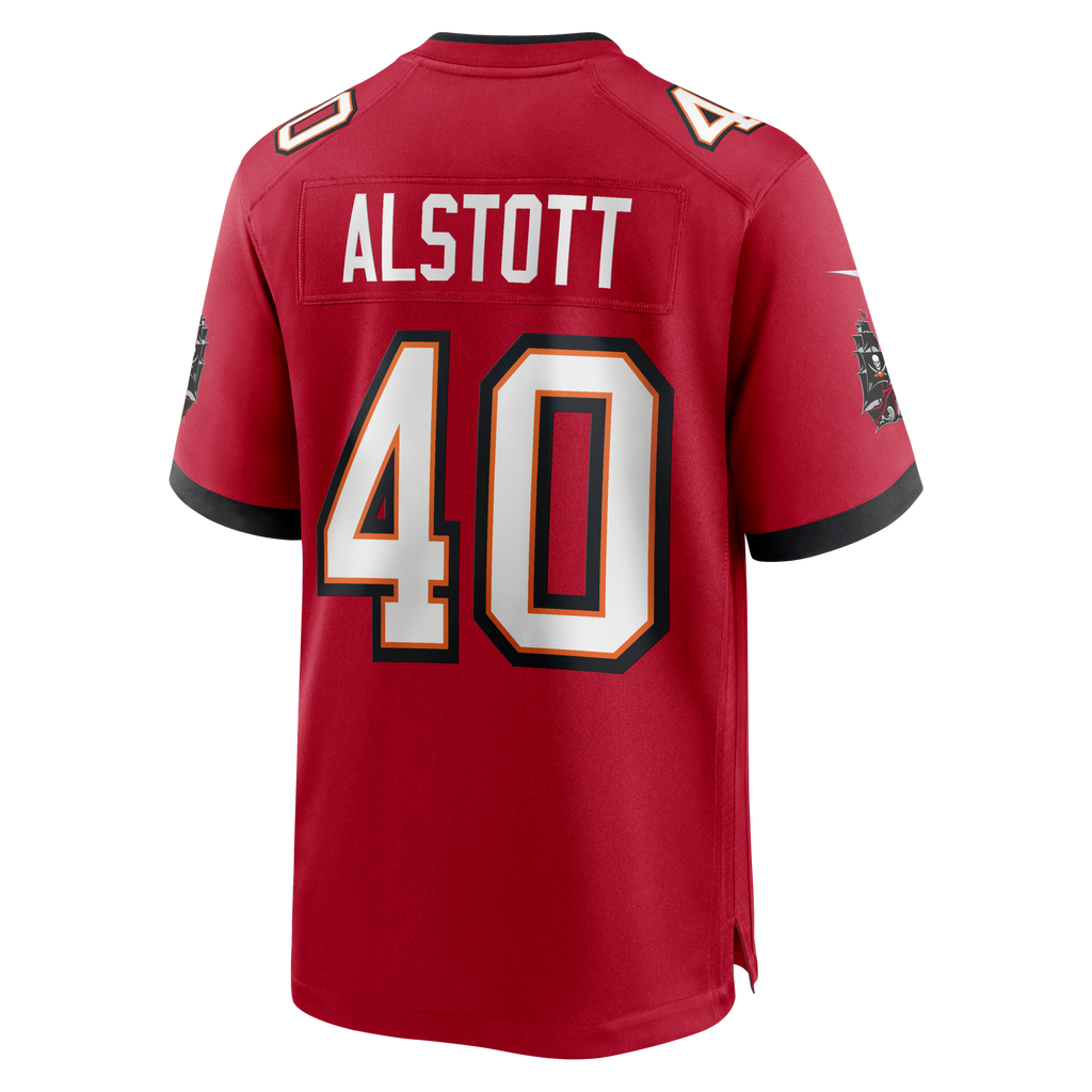 Tampa Bay Buccaneers Mike Alstott Red Retired Player Game Football Jersey