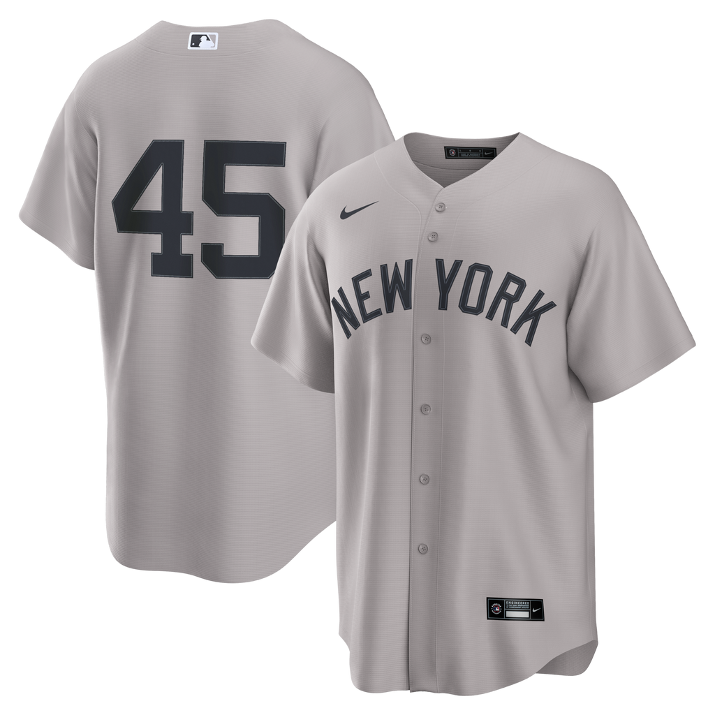 New York Yankees Gerrit Cole Gray Road Replica Baseball Jersey