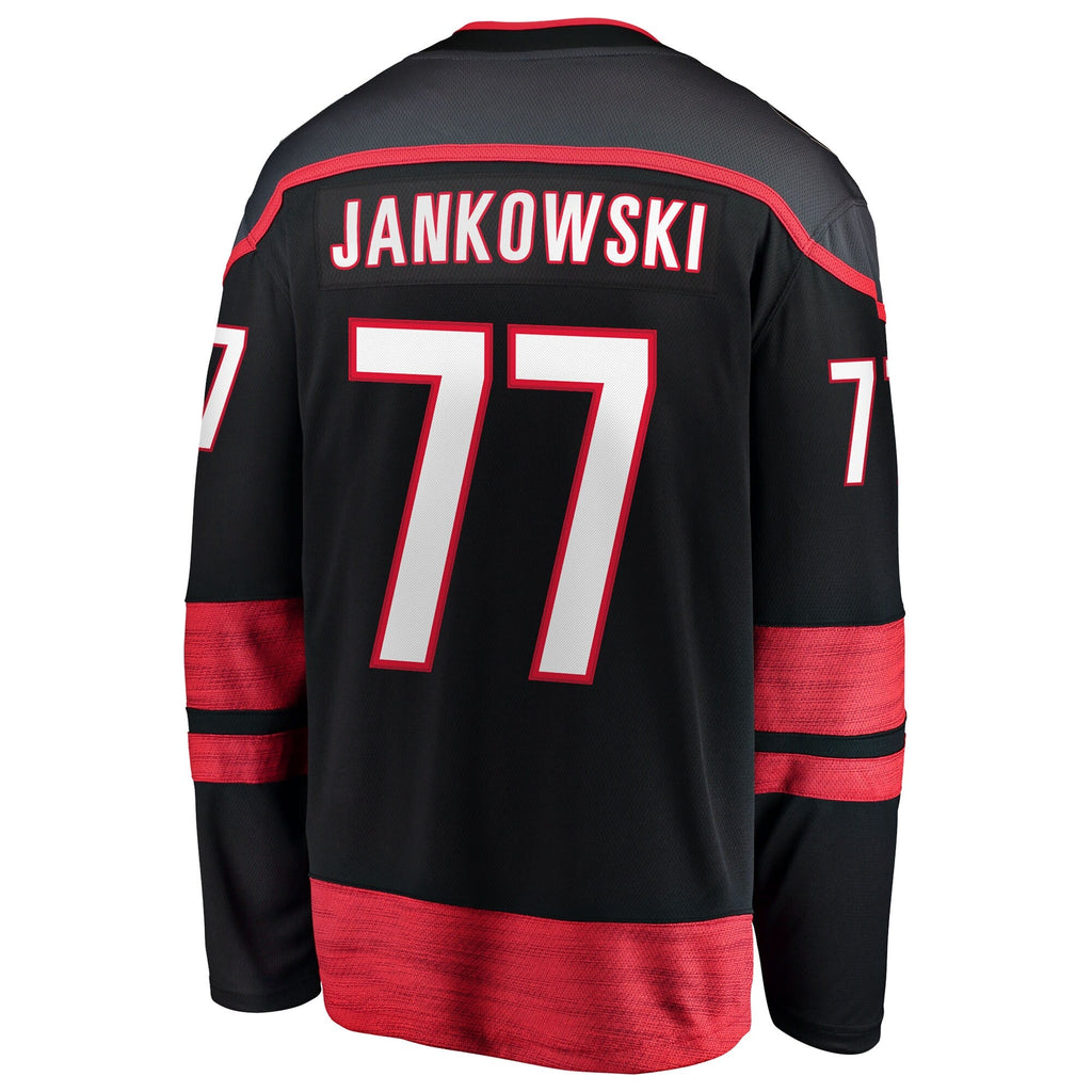 Carolina Hurricanes Mark Jankowski Black Home Breakaway Hockey Jersey