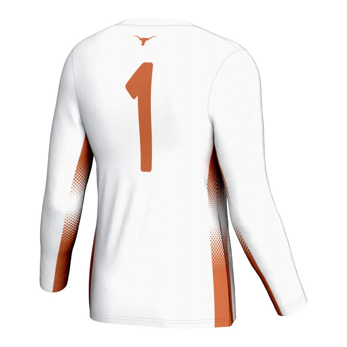 #1 Texas Longhorns Lightweight Volleyball Jersey - White