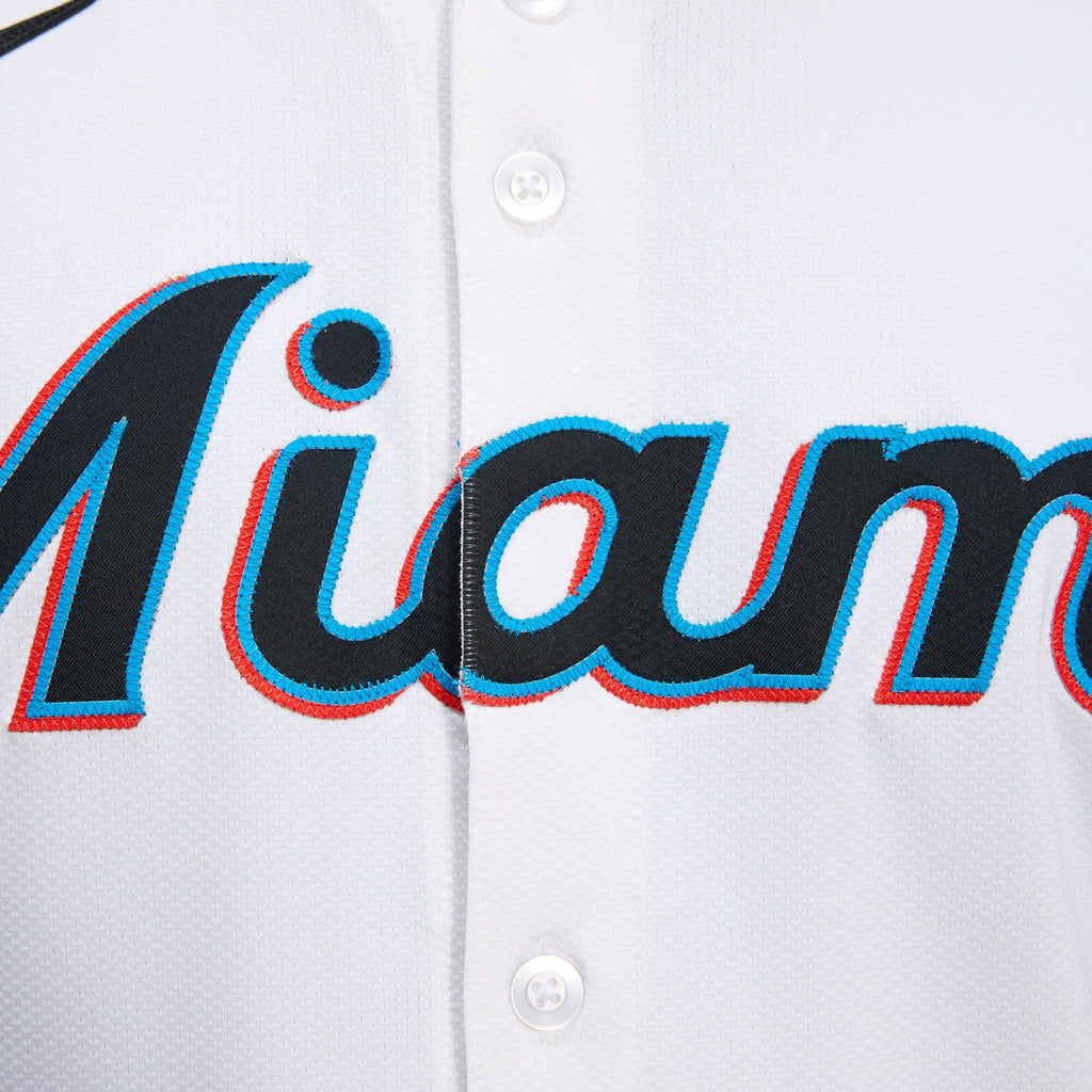 Miami Marlins White Home Elite Baseball Jersey
