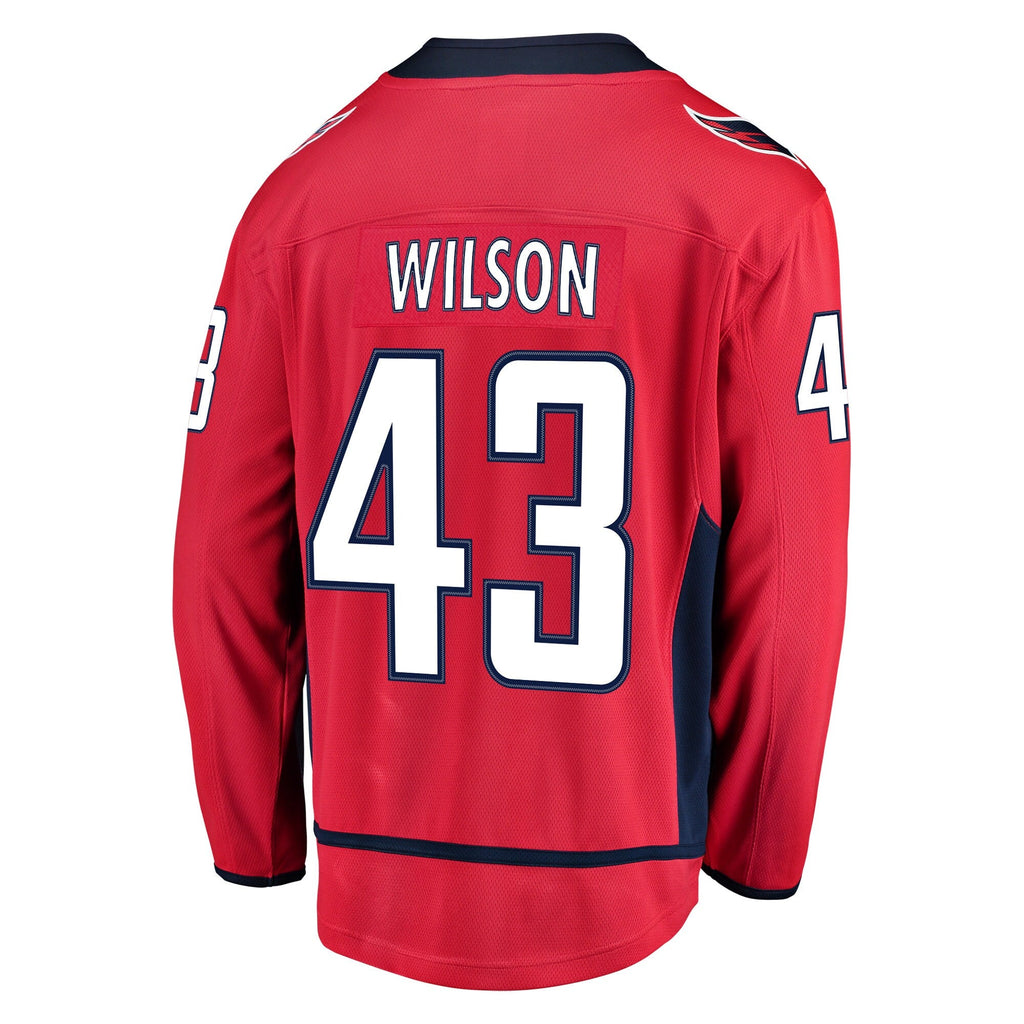 Washington Capitals Tom Wilson Red Home Breakaway Player Hockey Jersey