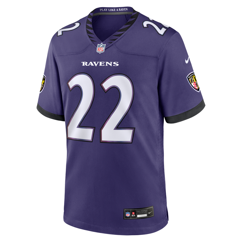 Baltimore Ravens Derrick Henry Purple Team Game Football Jersey