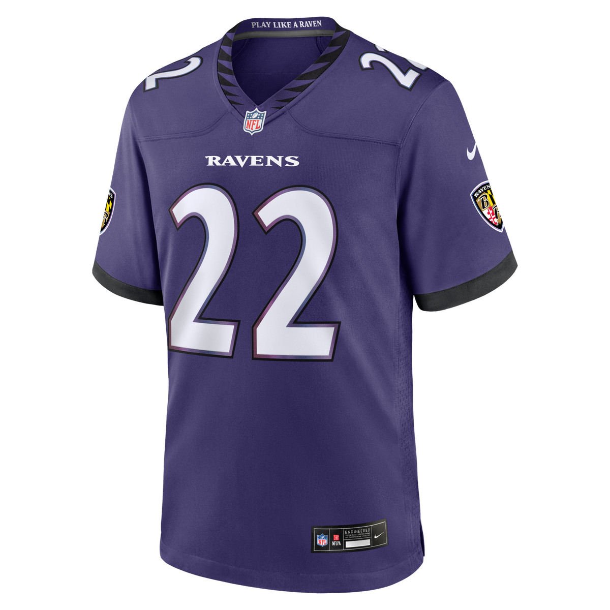 Baltimore Ravens Derrick Henry Purple Team Game Football Jersey