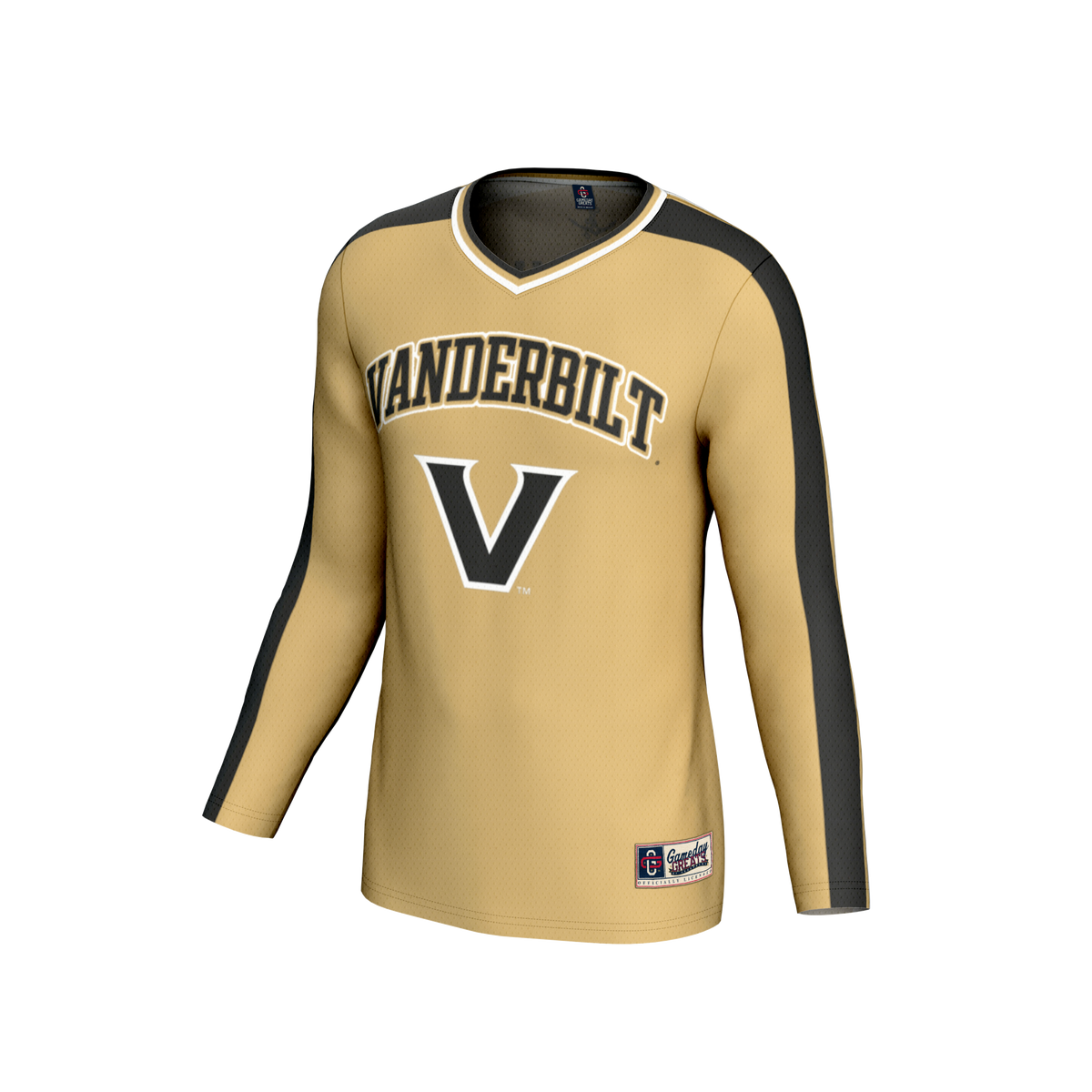 Vanderbilt Commodores NIL Pick-A-Player Lightweight Collegiate Volleyball Fashion Jersey - Gold