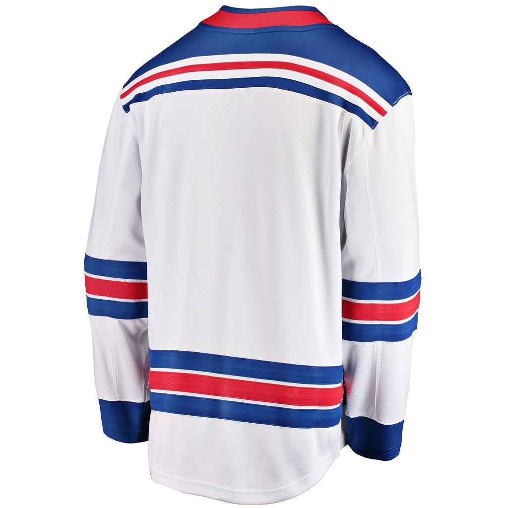 New York Rangers White Breakaway Away Hockey Jersey