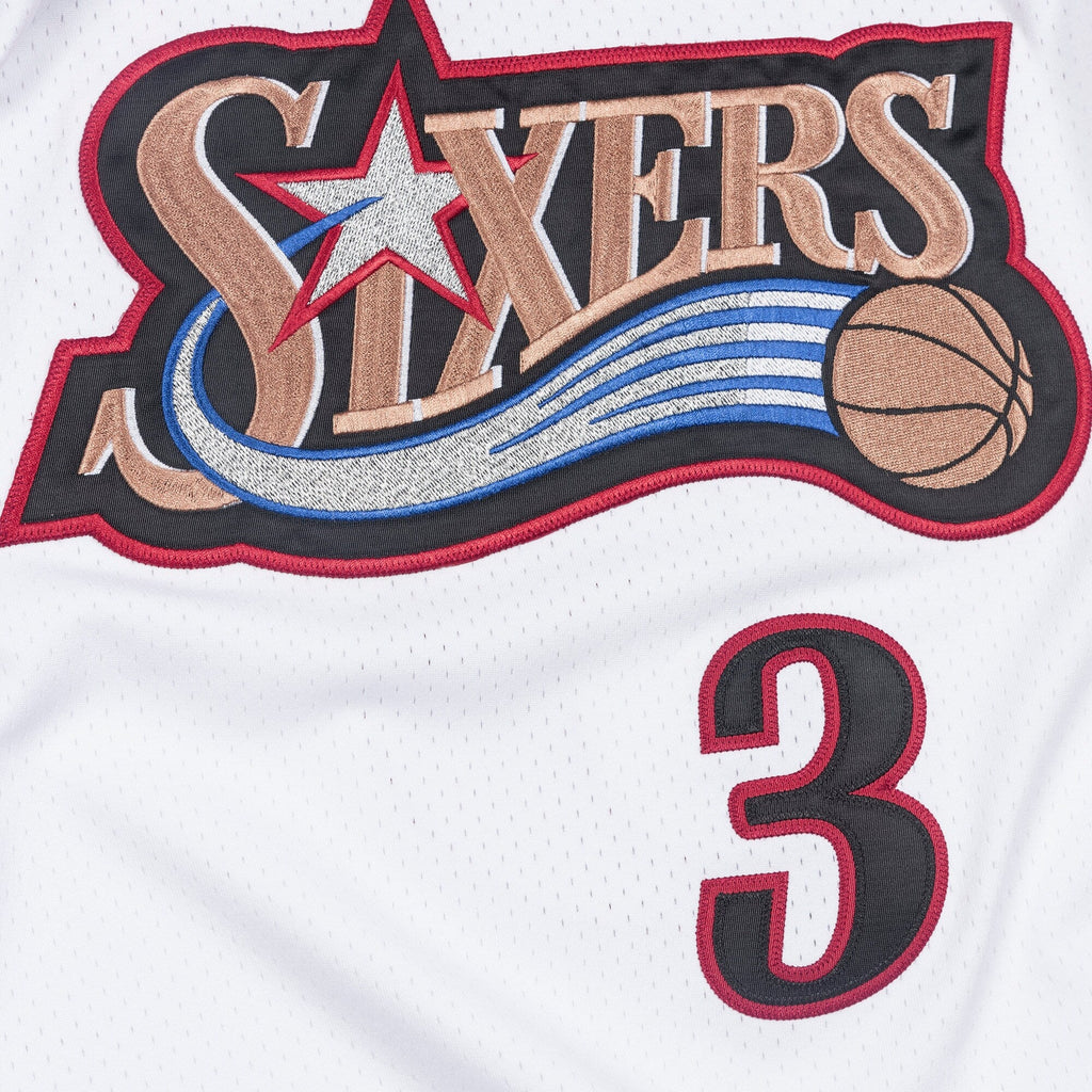 Philadelphia 76ers Allen Iverson 1997 Jersey - White