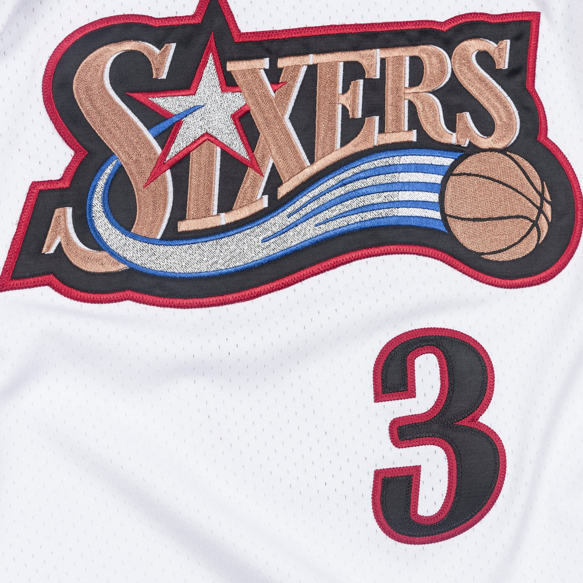 Philadelphia 76ers Allen Iverson 1997 Jersey - White