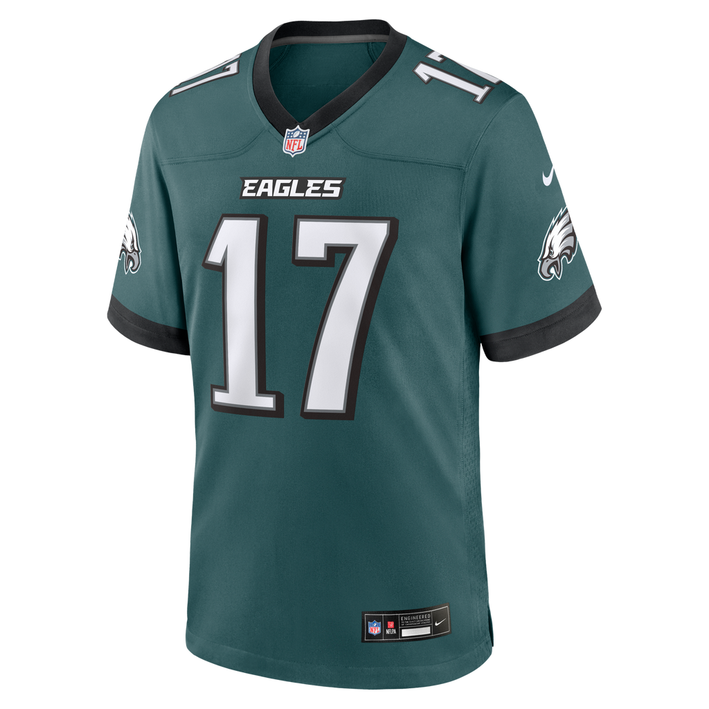Philadelphia Eagles Arnold Ebiketie Midnight Green Team Game Football Jersey