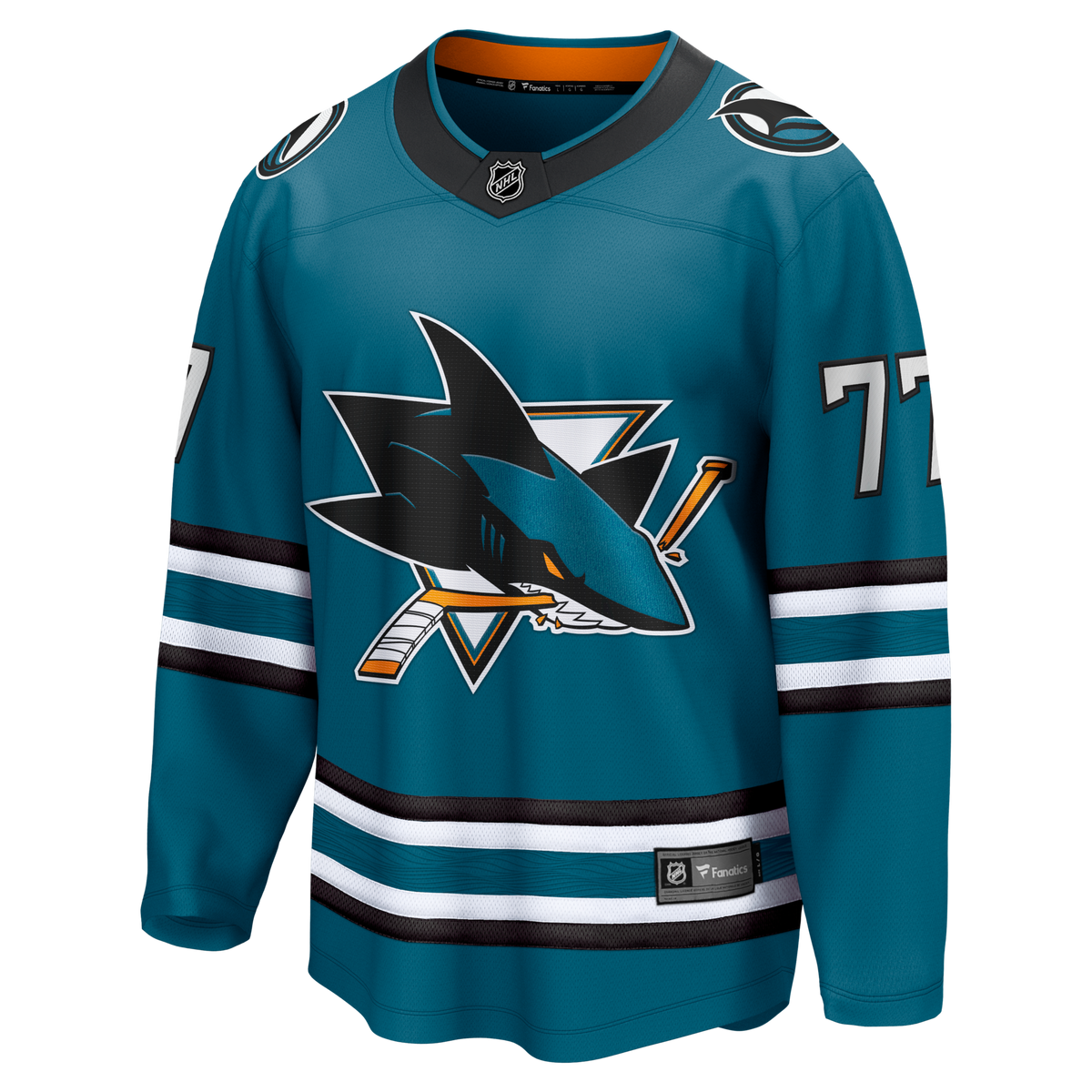San Jose Sharks Michael Misa Teal Breakaway Hockey Jersey