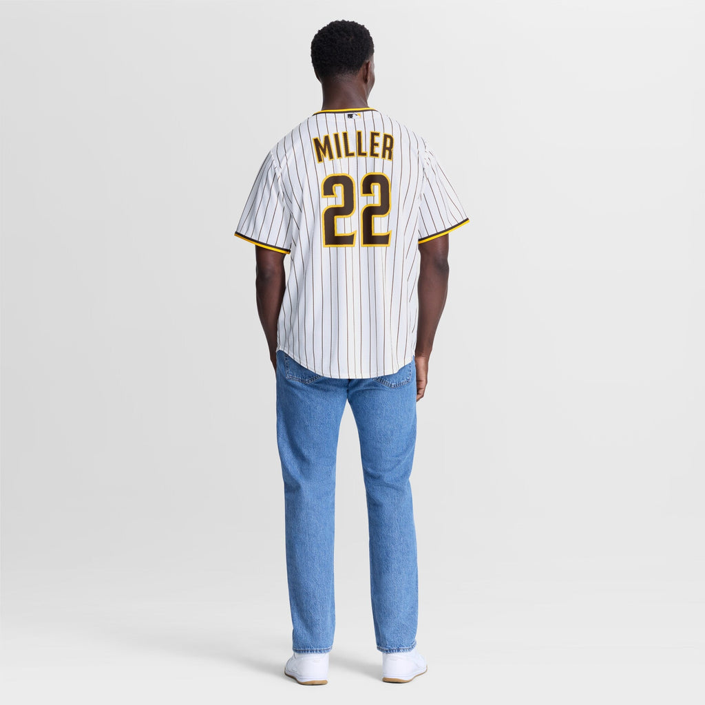 San Diego Padres Mason Miller White Home Replica Baseball Jersey