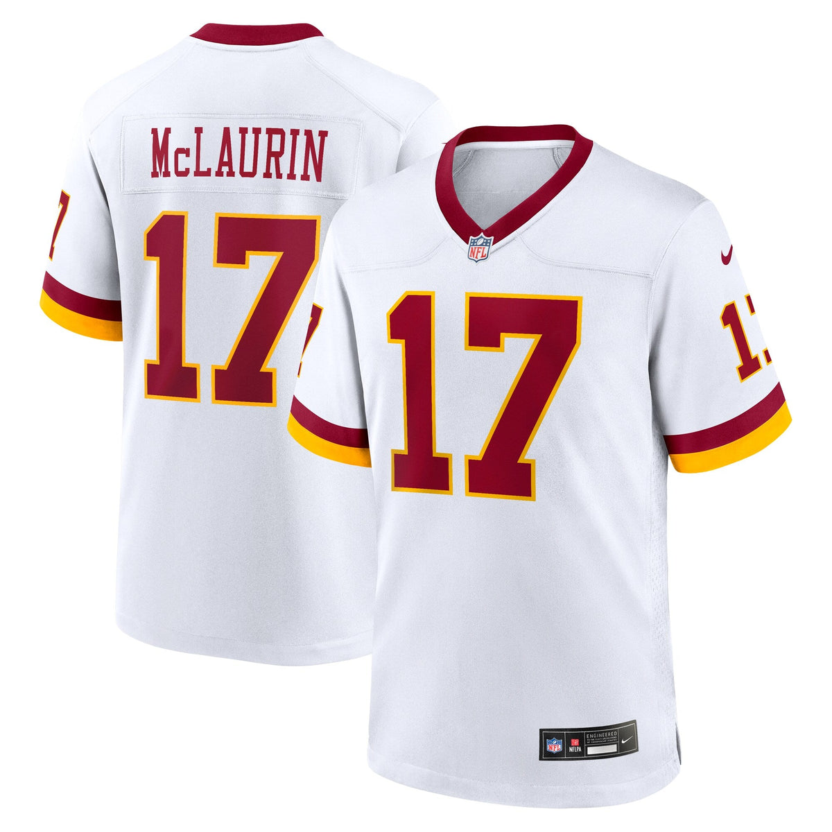 Washington Commanders Terry McLaurin White Game Super Bowl Era Football Jersey