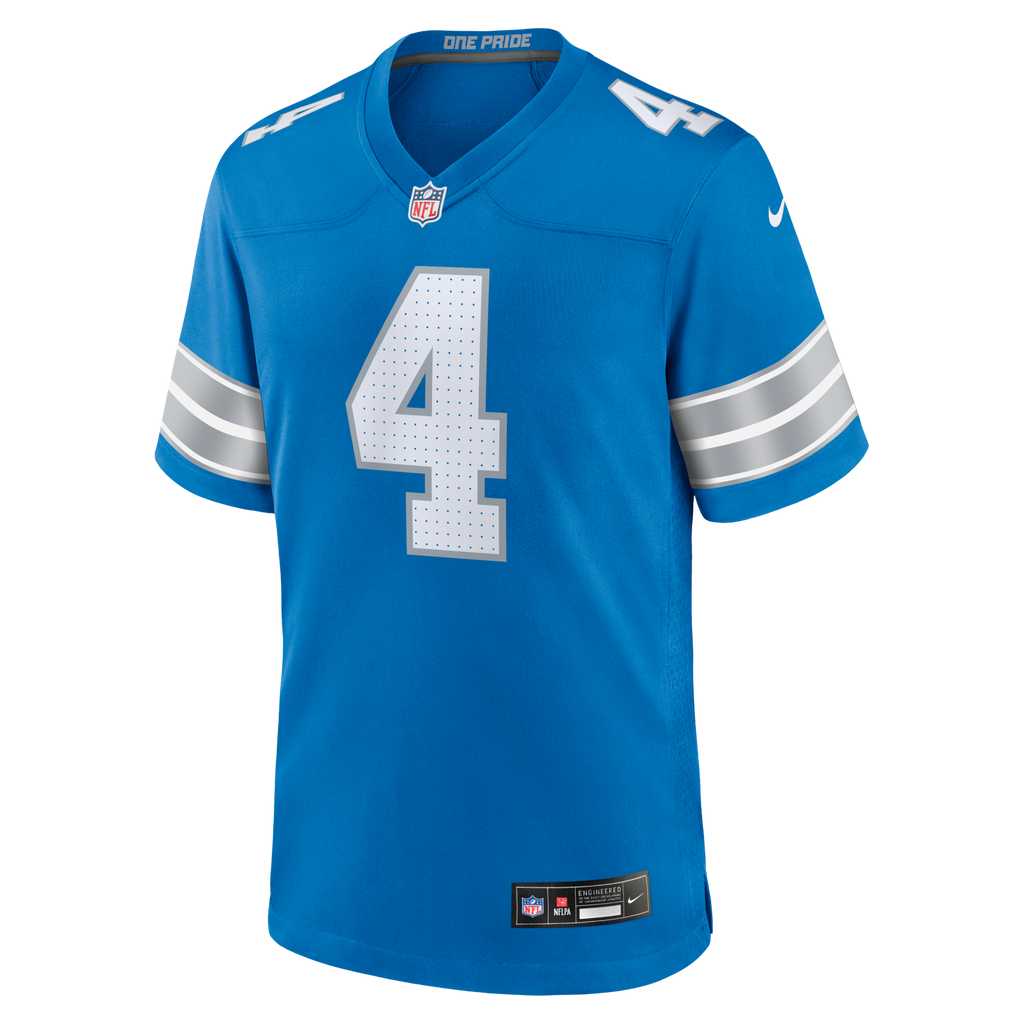 Detroit Lions D.J. Reed Blue Team Game Football Jersey