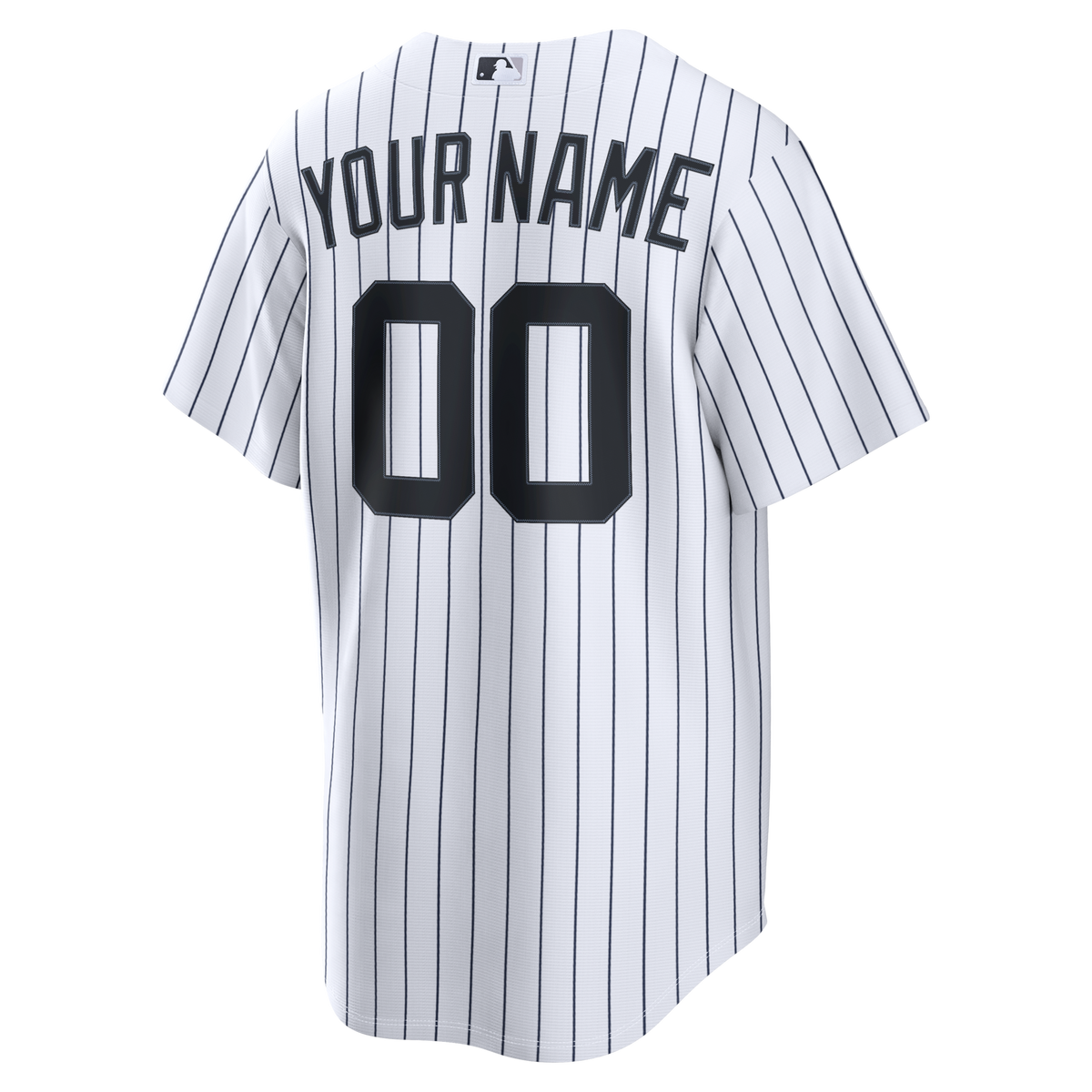 New York Yankees White Home Replica Custom Baseball Jersey