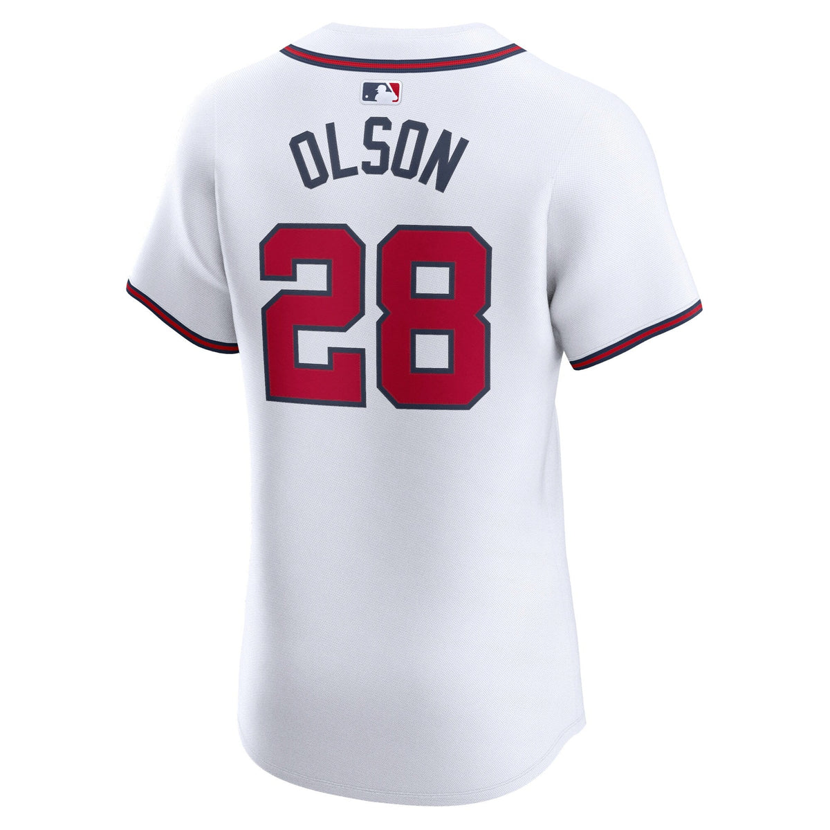 Atlanta Braves Matt Olson White Home Elite Player Baseball Jersey