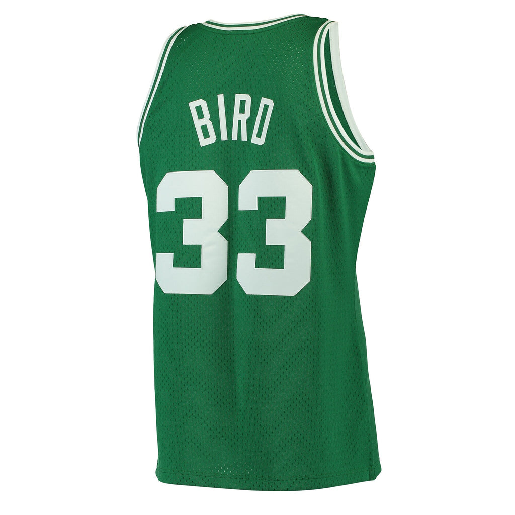 Larry Bird Kelly Green Boston Celtics 1985-86 Hardwood Classics Swingman Jersey