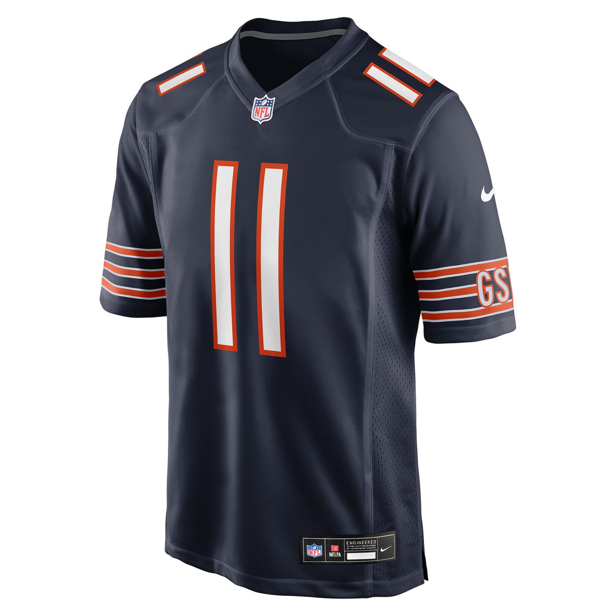 Chicago Bears Case Keenum Navy Team Game Football Jersey