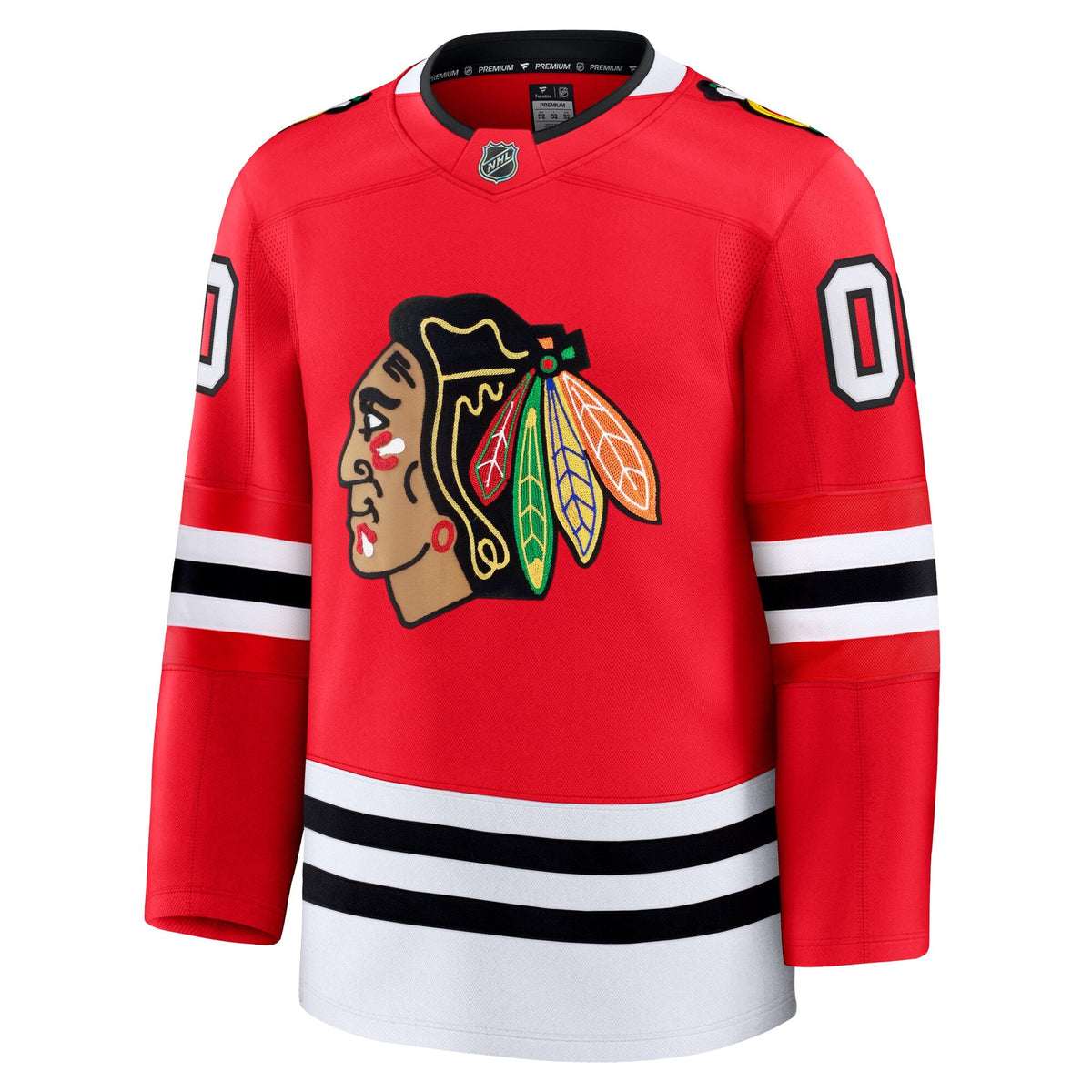 Chicago Blackhawks Red Home Premium Custom Jersey