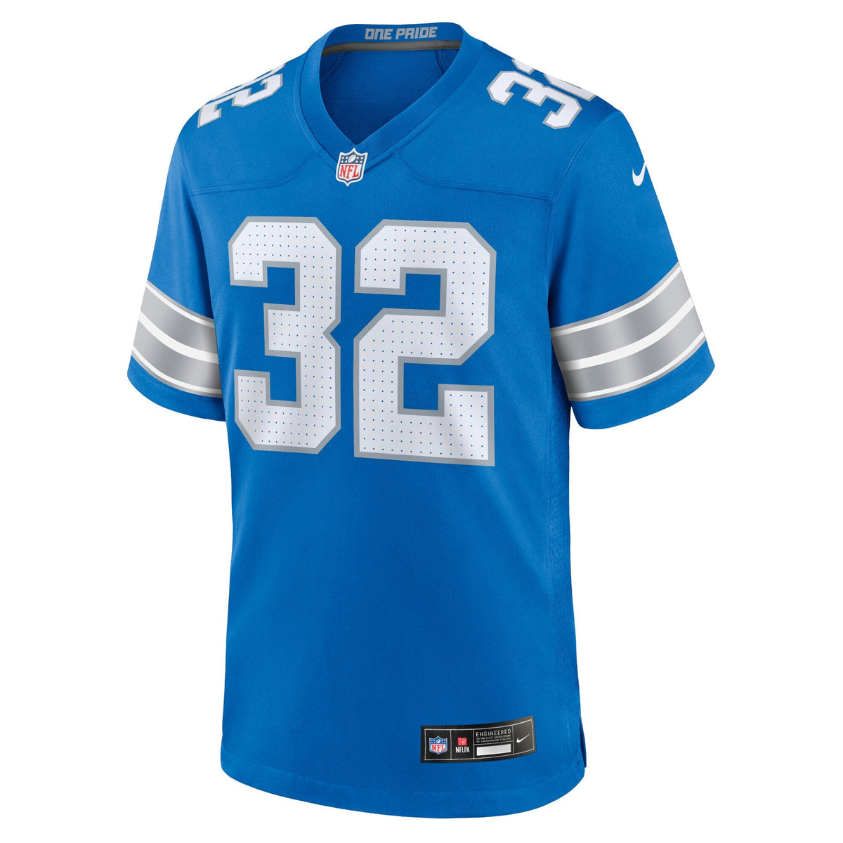 Detroit Lions Brian Branch Blue Game Football Jersey