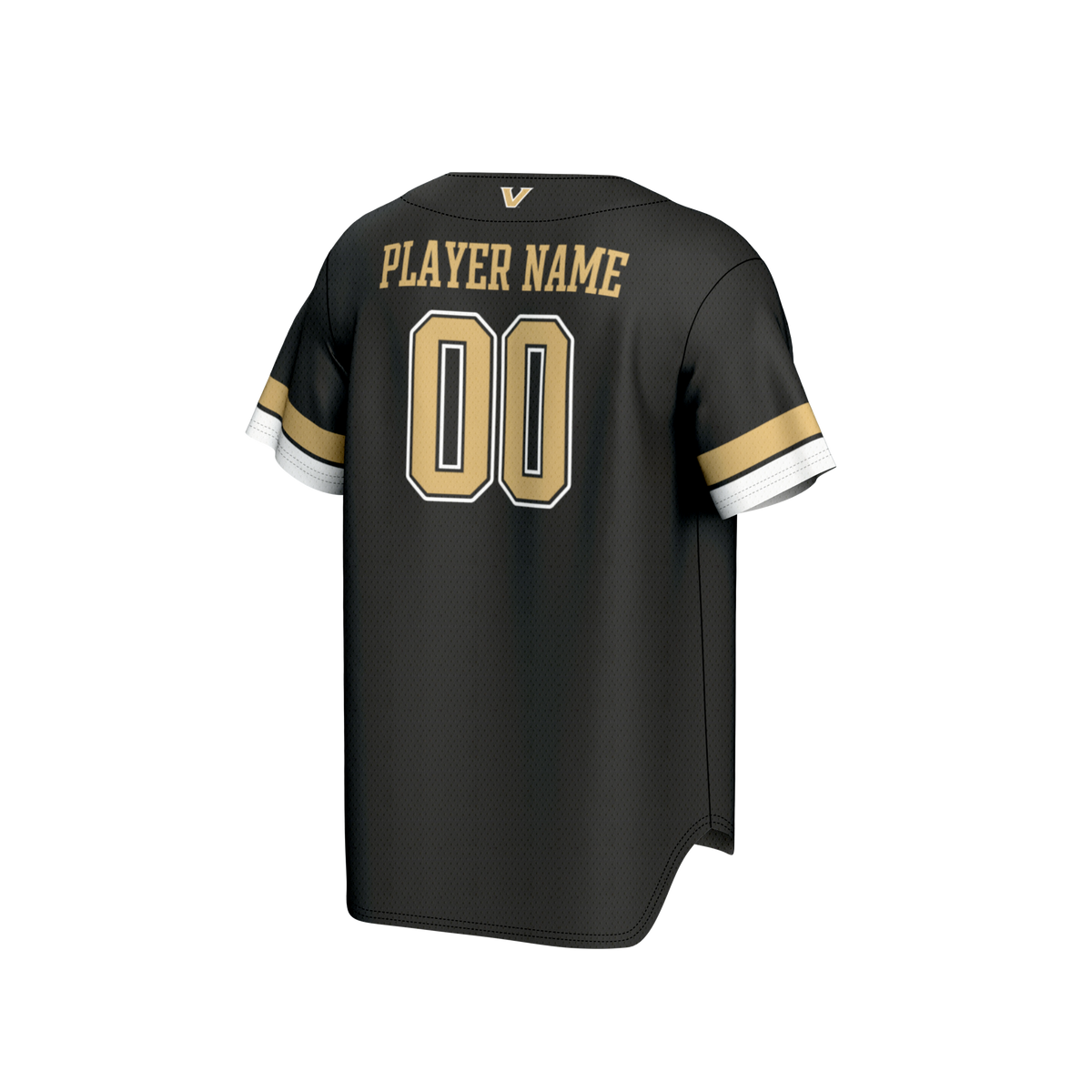 Vanderbilt Commodores NIL Pick-A-Player Lightweight Baseball Jersey - Black