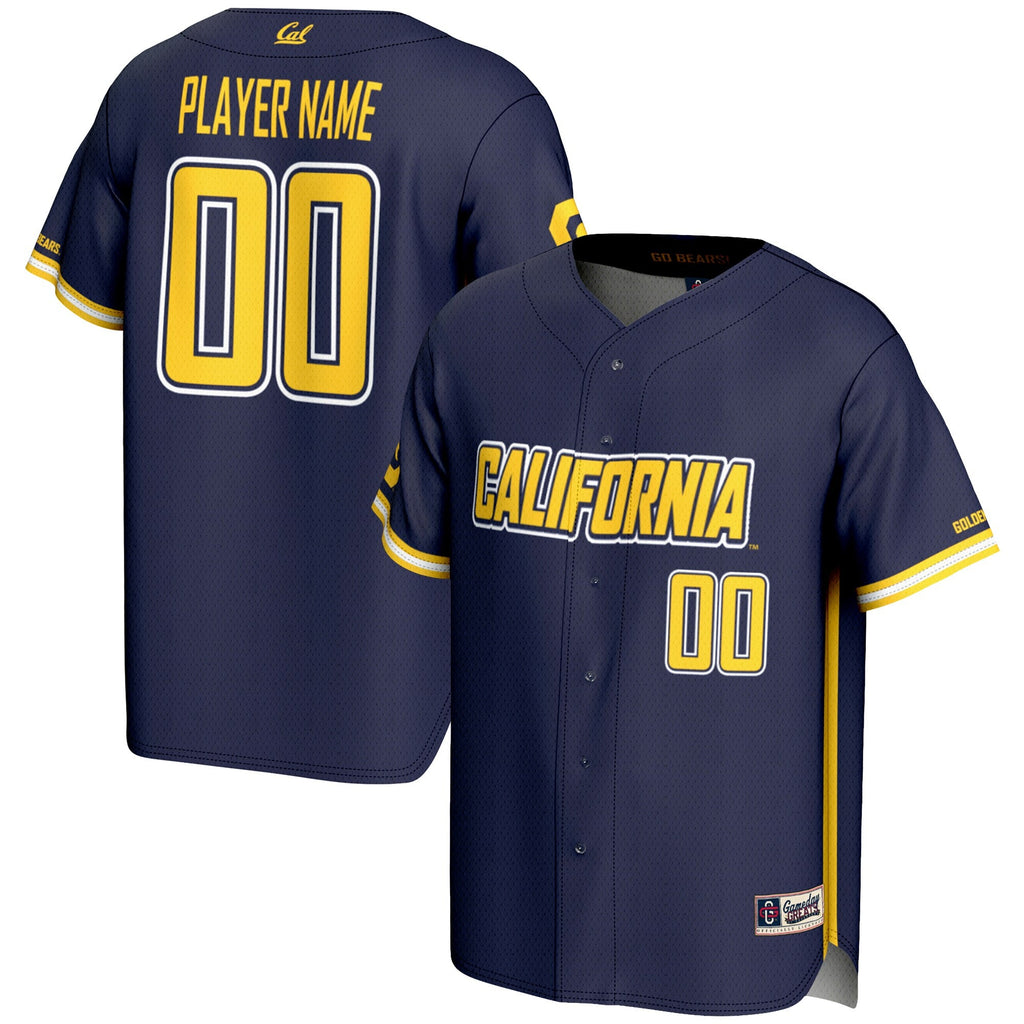 Cal Bears NIL Pick-A-Player Lightweight Baseball Jersey - Navy