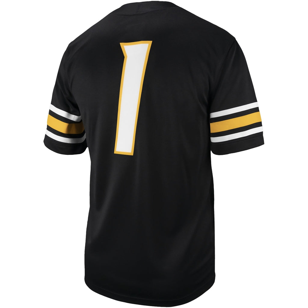 #1 Black Missouri Tigers Untouchable Football Replica Jersey
