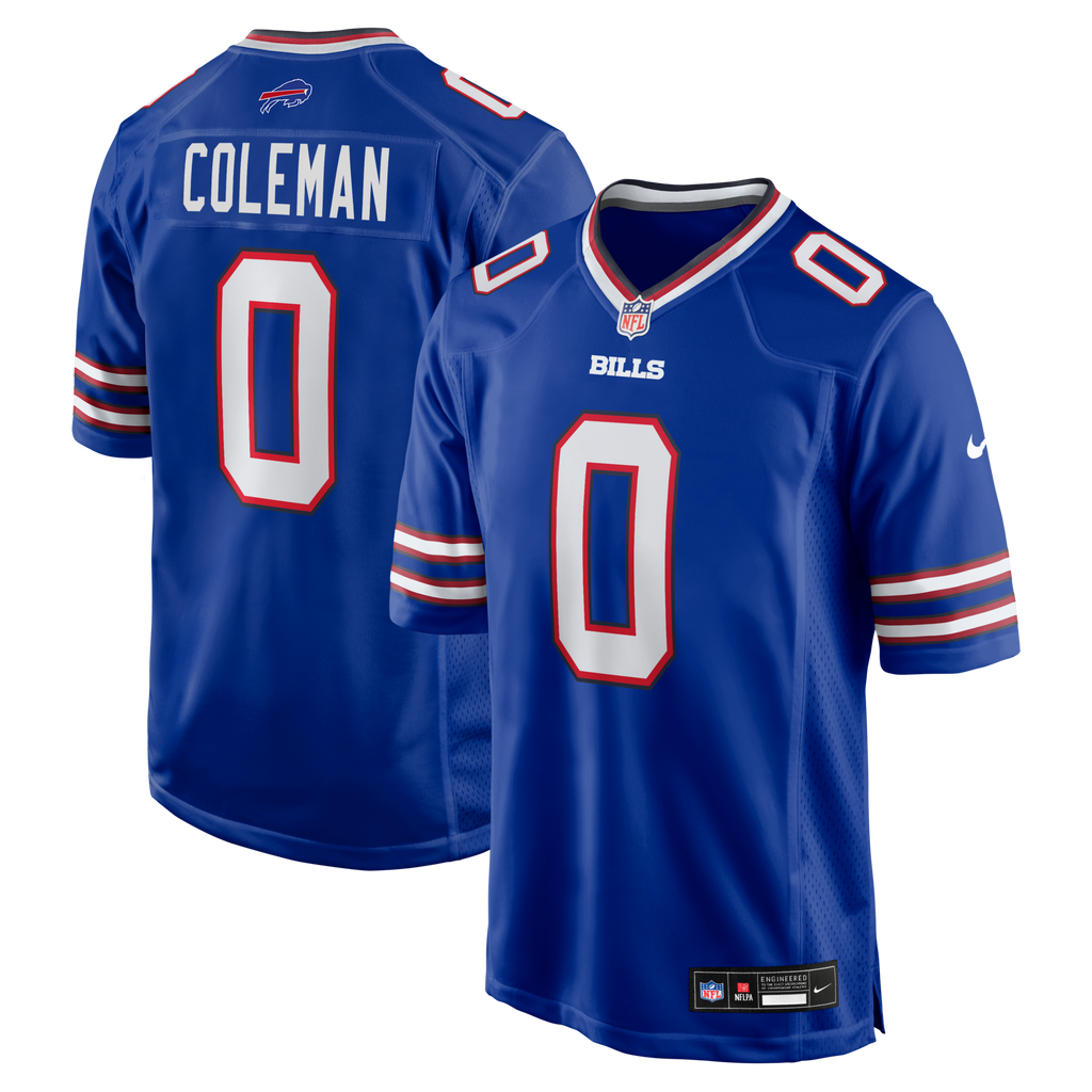 Buffalo Bills Keon Coleman Royal Player Game Football Jersey