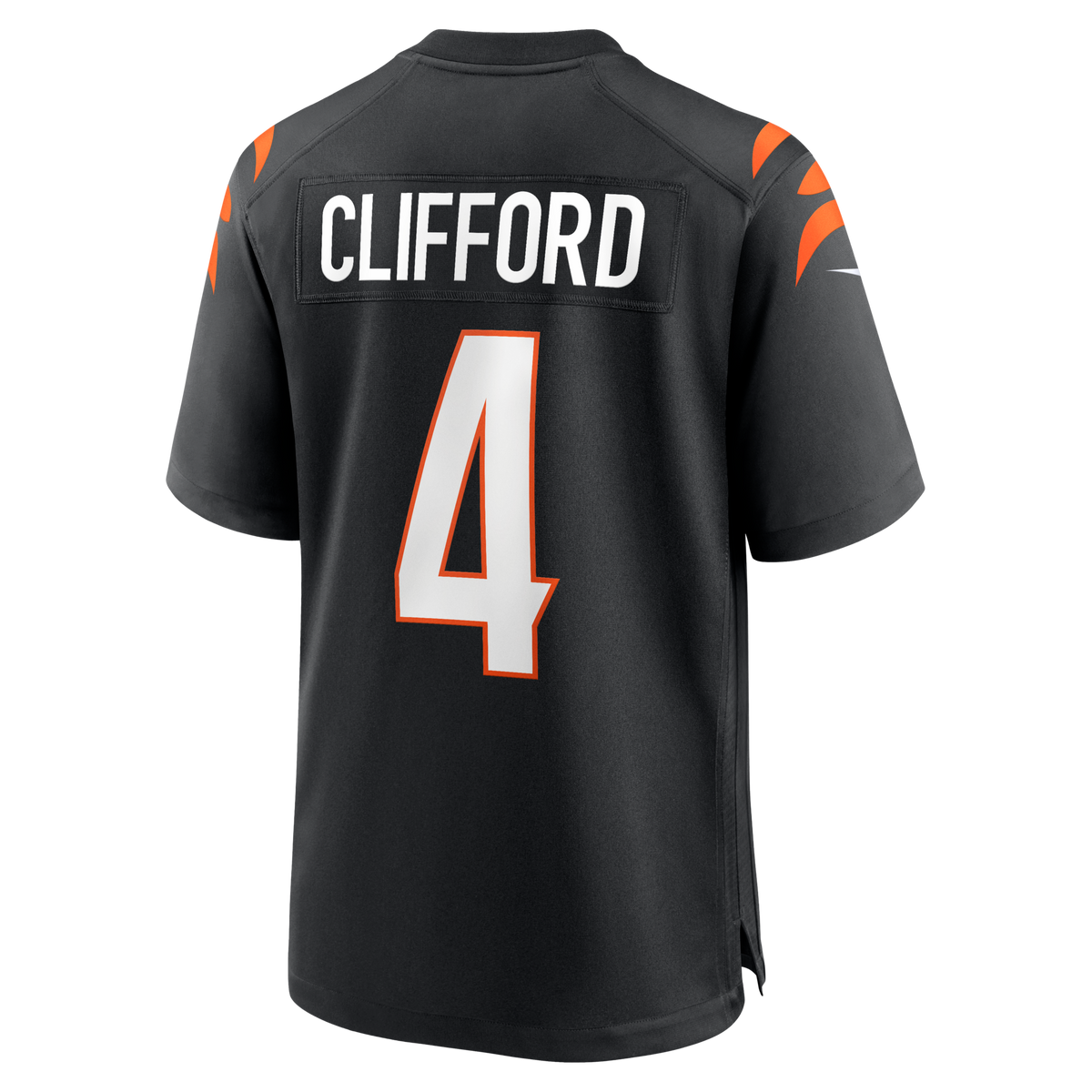 Cincinnati Bengals Sean Clifford Black Team Game Football Jersey