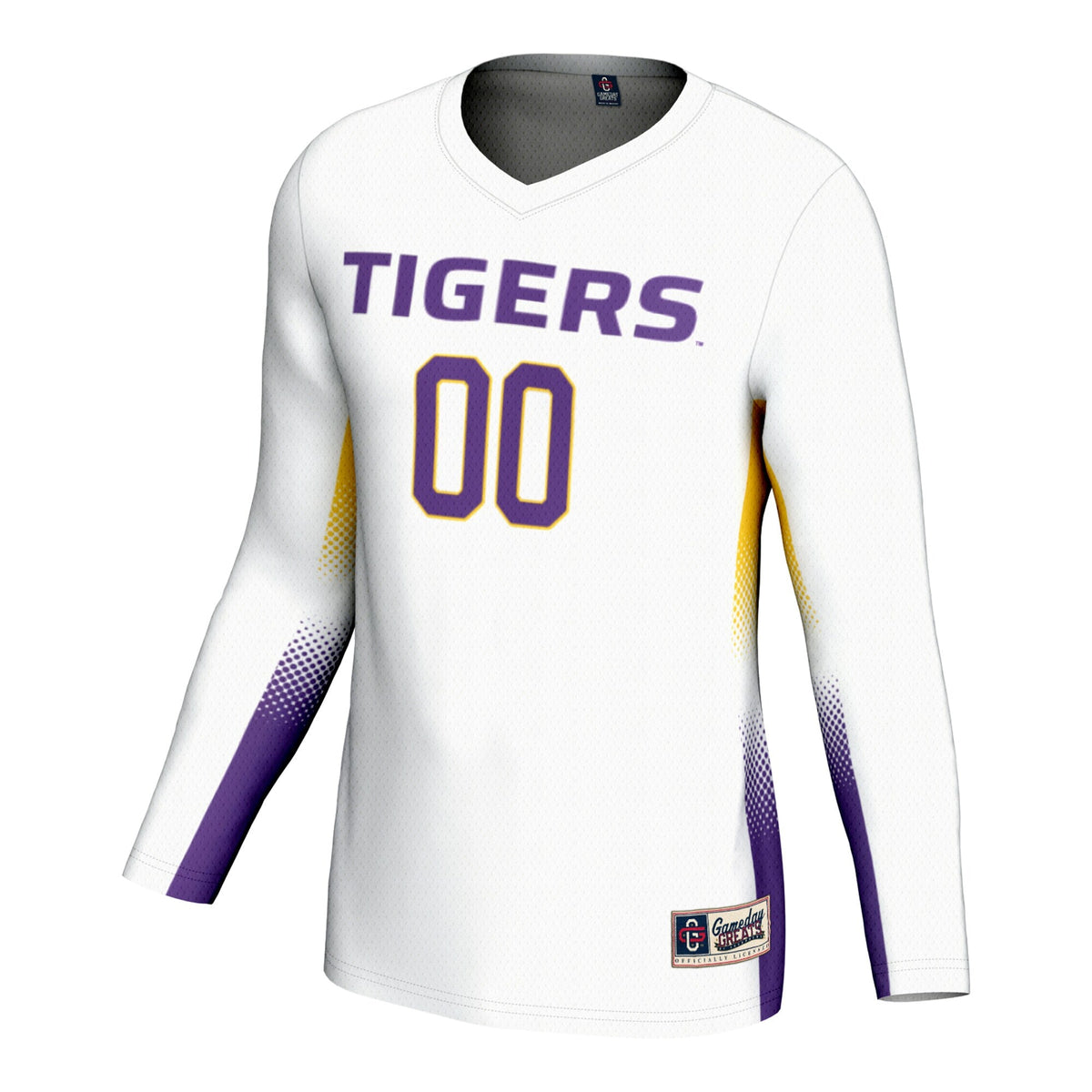 LSU Tigers NIL Lightweight Volleyball Jersey - White
