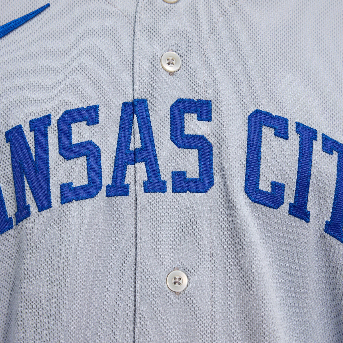 Kansas City Royals Gray 2022 Road Baseball Jersey