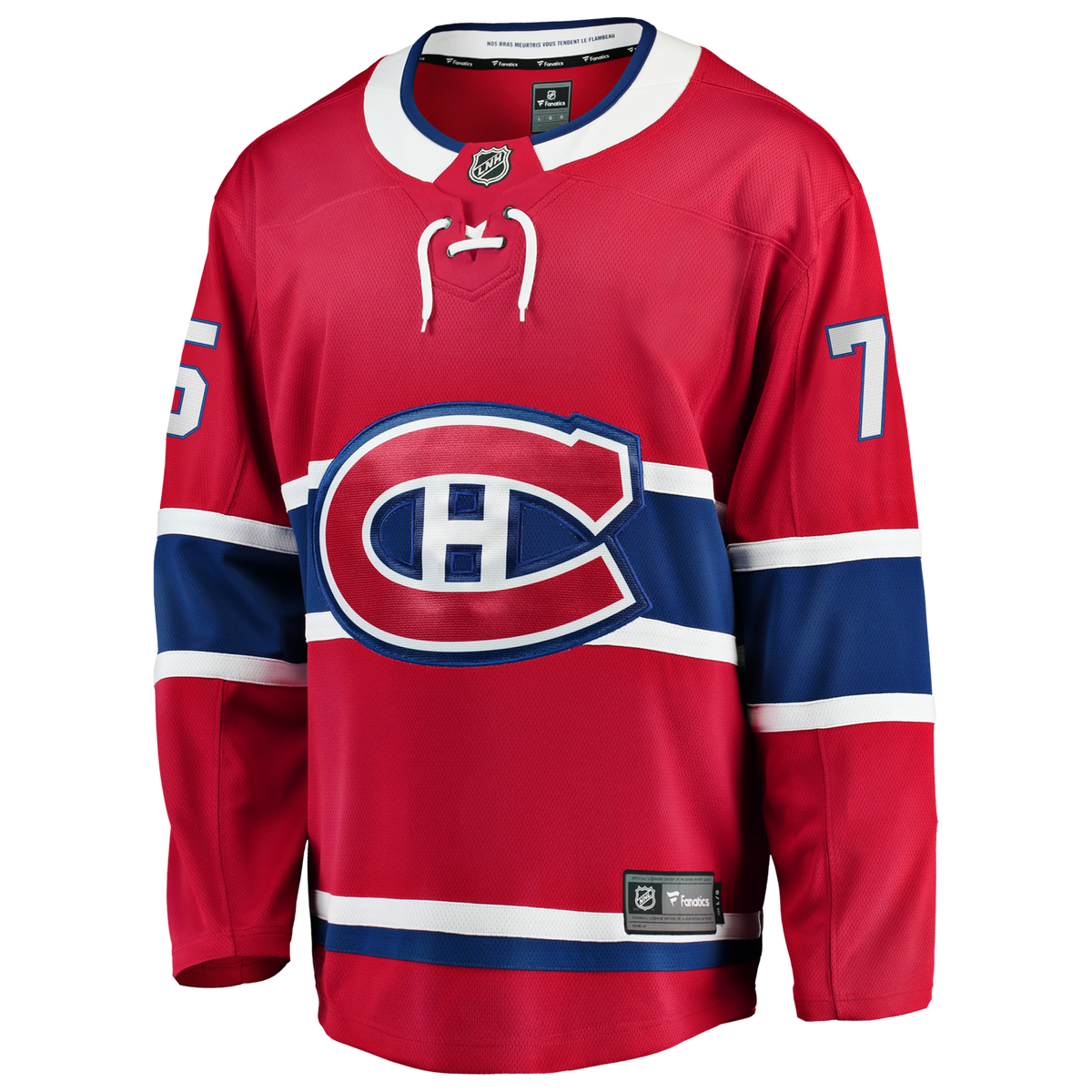 Montreal Canadiens Jakub Dobes Red Home Breakaway Hockey Jersey