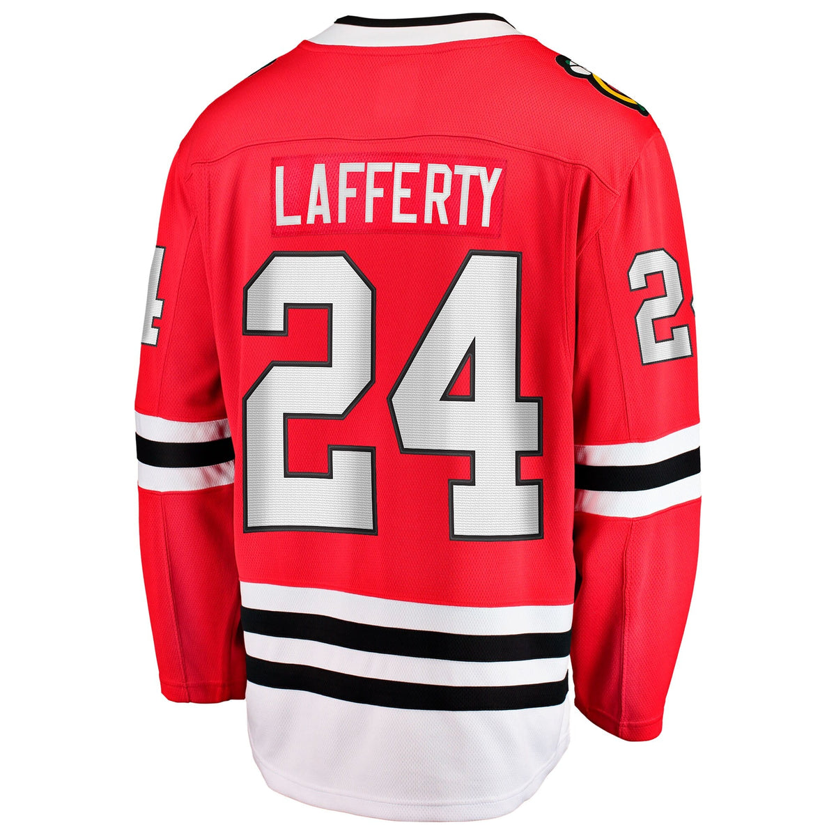 Chicago Blackhawks Sam Lafferty Red Home Breakaway Hockey Jersey